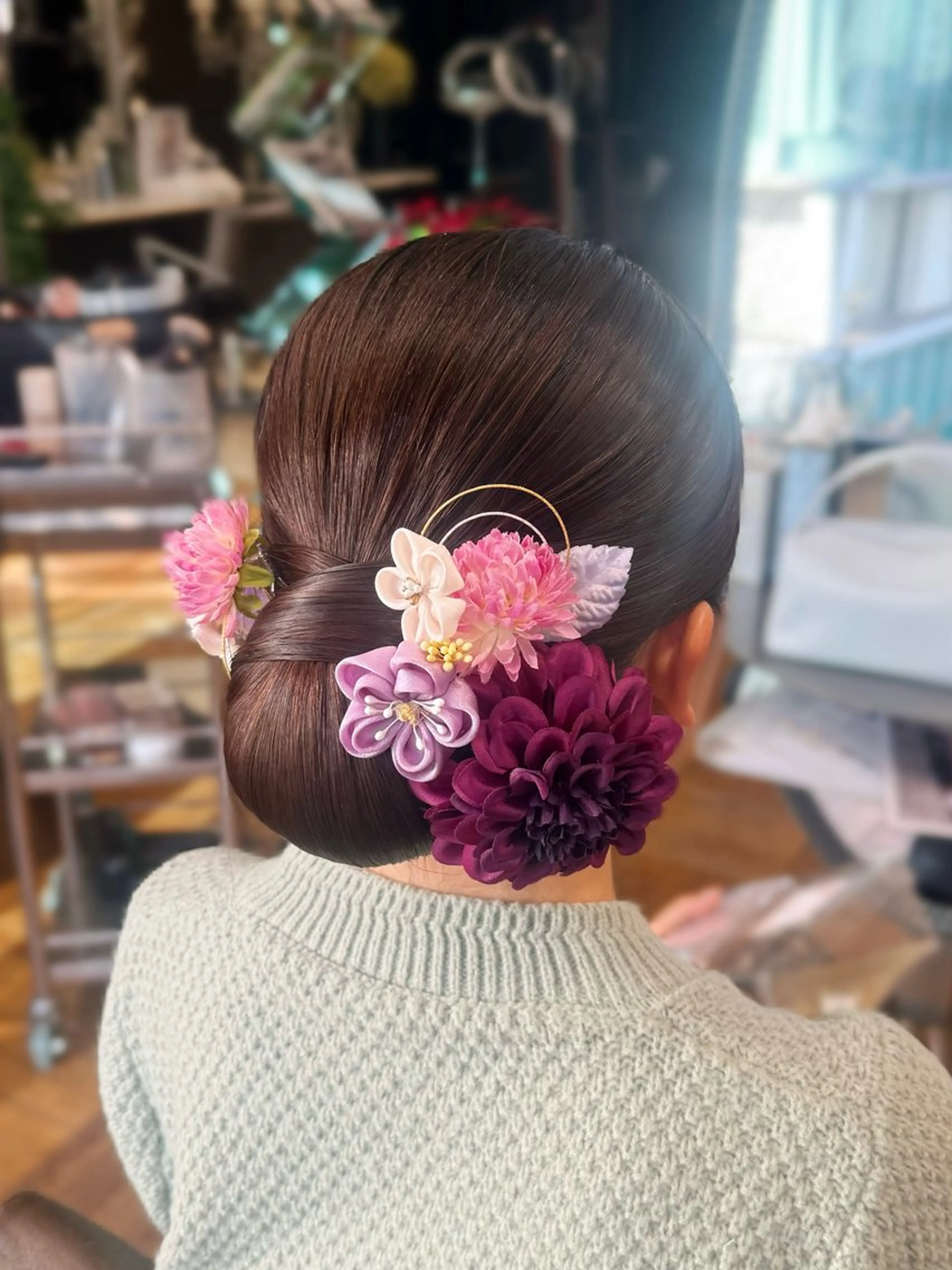 ロング ヘアアレンジ ヘアセット オブヘア表参道店所属・ヘアアレンジ 表参道 💠Ayano💠のヘアスタイル