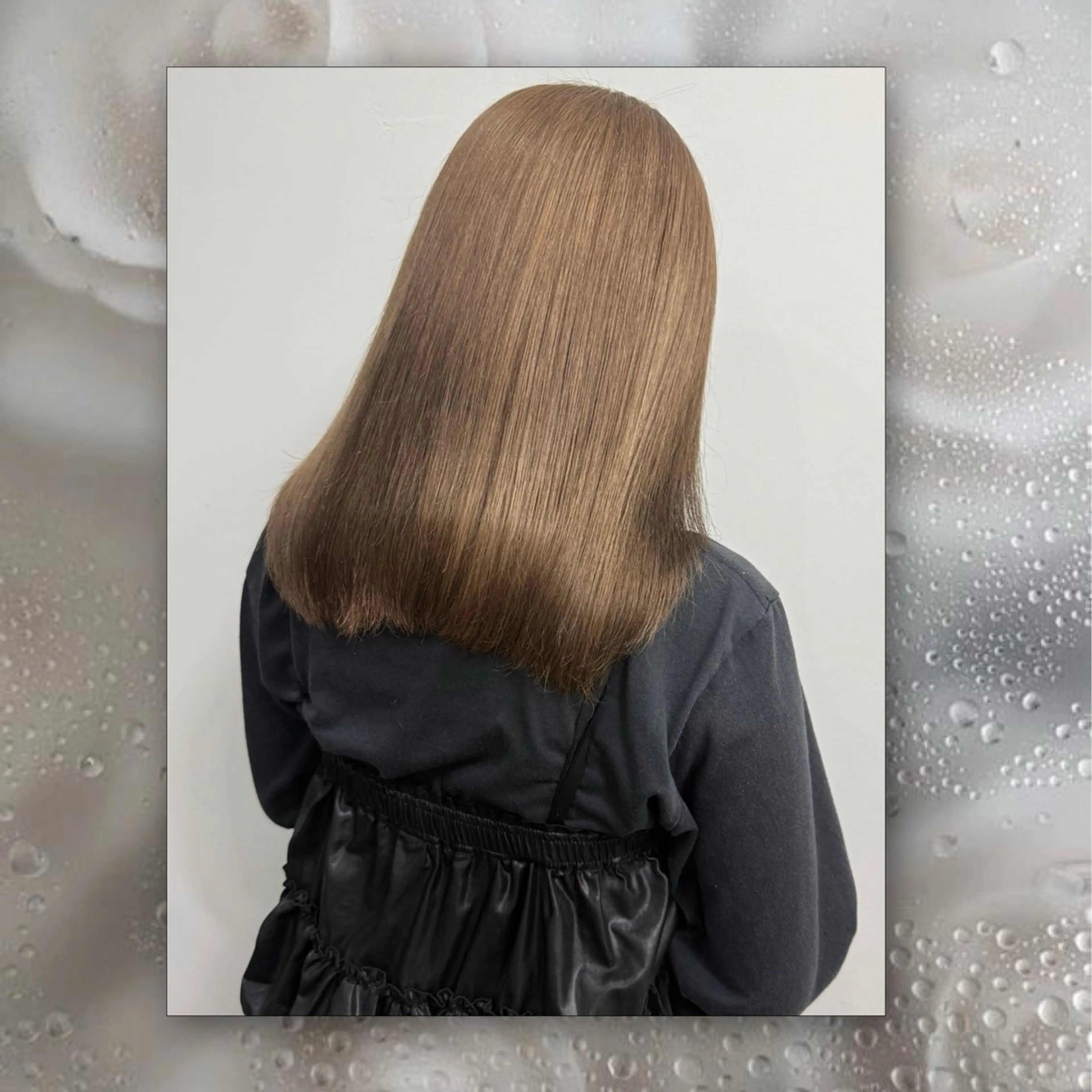 ミディアム カラー ベージュカラー ミルクティーベージュ ヘアカラー 豊川/髪質改善/ 美髪カラー/アヤカのヘアスタイル