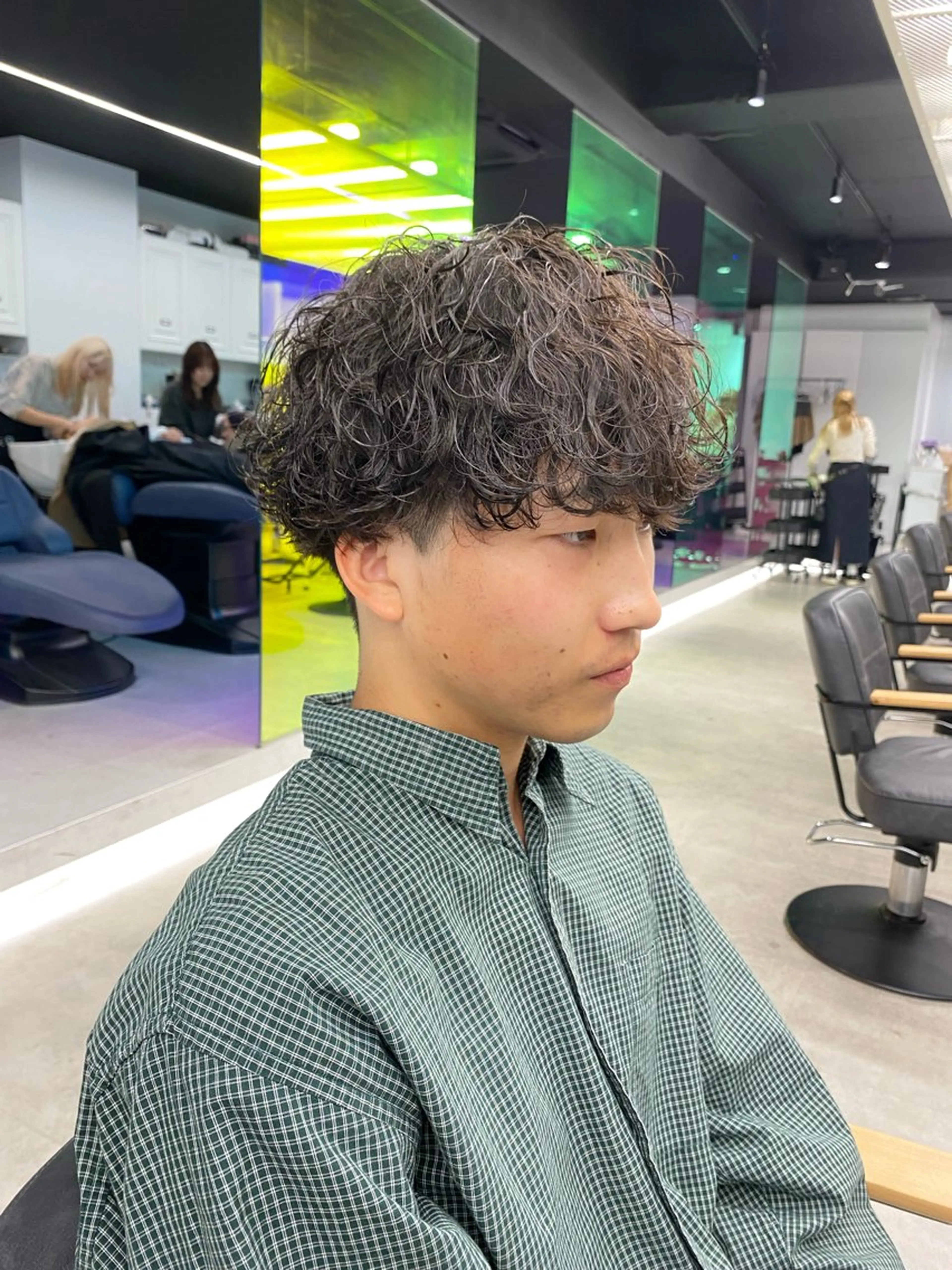 ショート パーマ メンズ カット パーマ シャドウパーマ/ ルーズパーマ/メンズのヘアスタイル