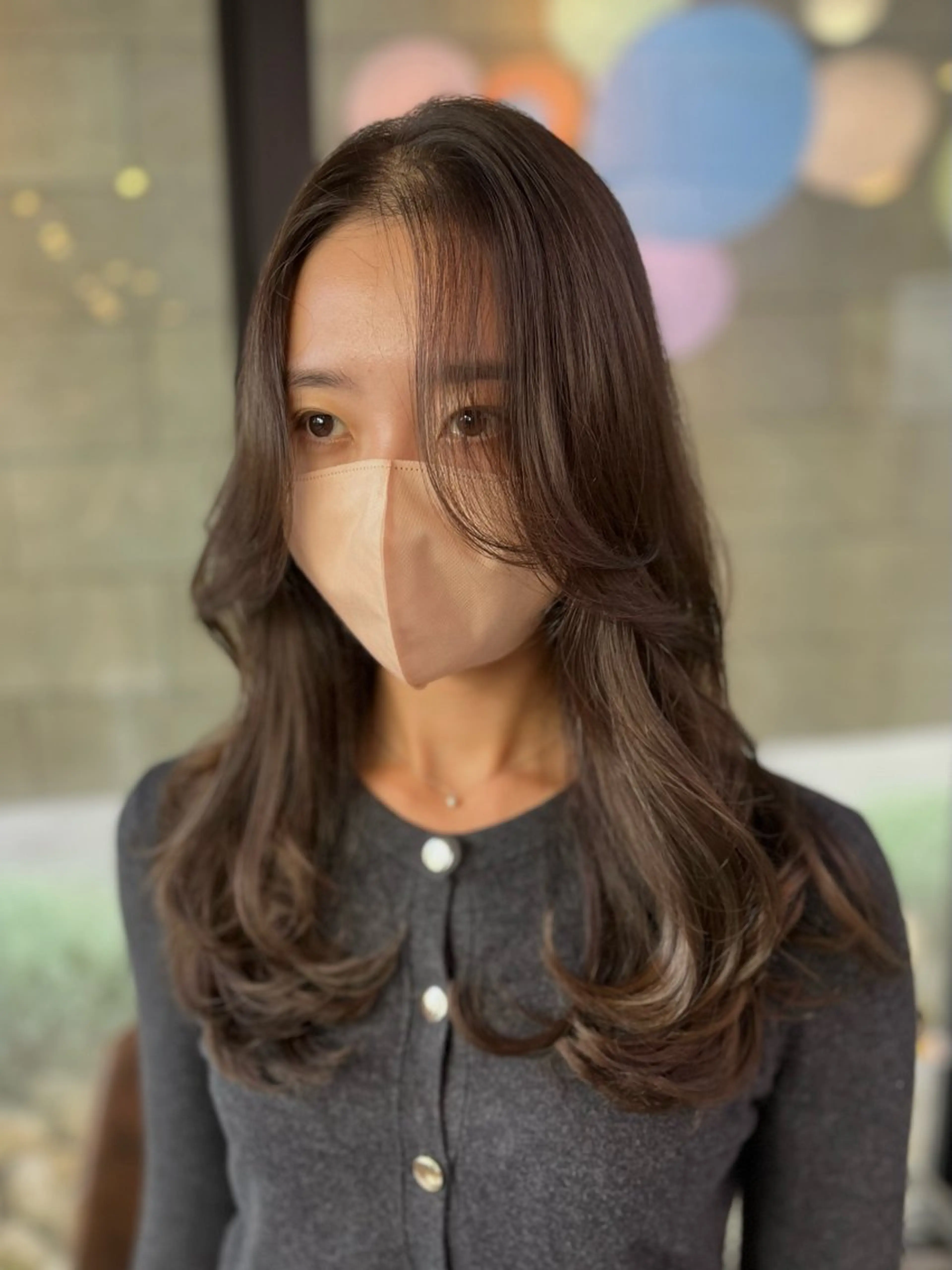 ロング カラー ロングレイヤー レイヤーカット ロング カット ヘアカラー lolonois池田 /レイヤー/郷田遥のヘアスタイル