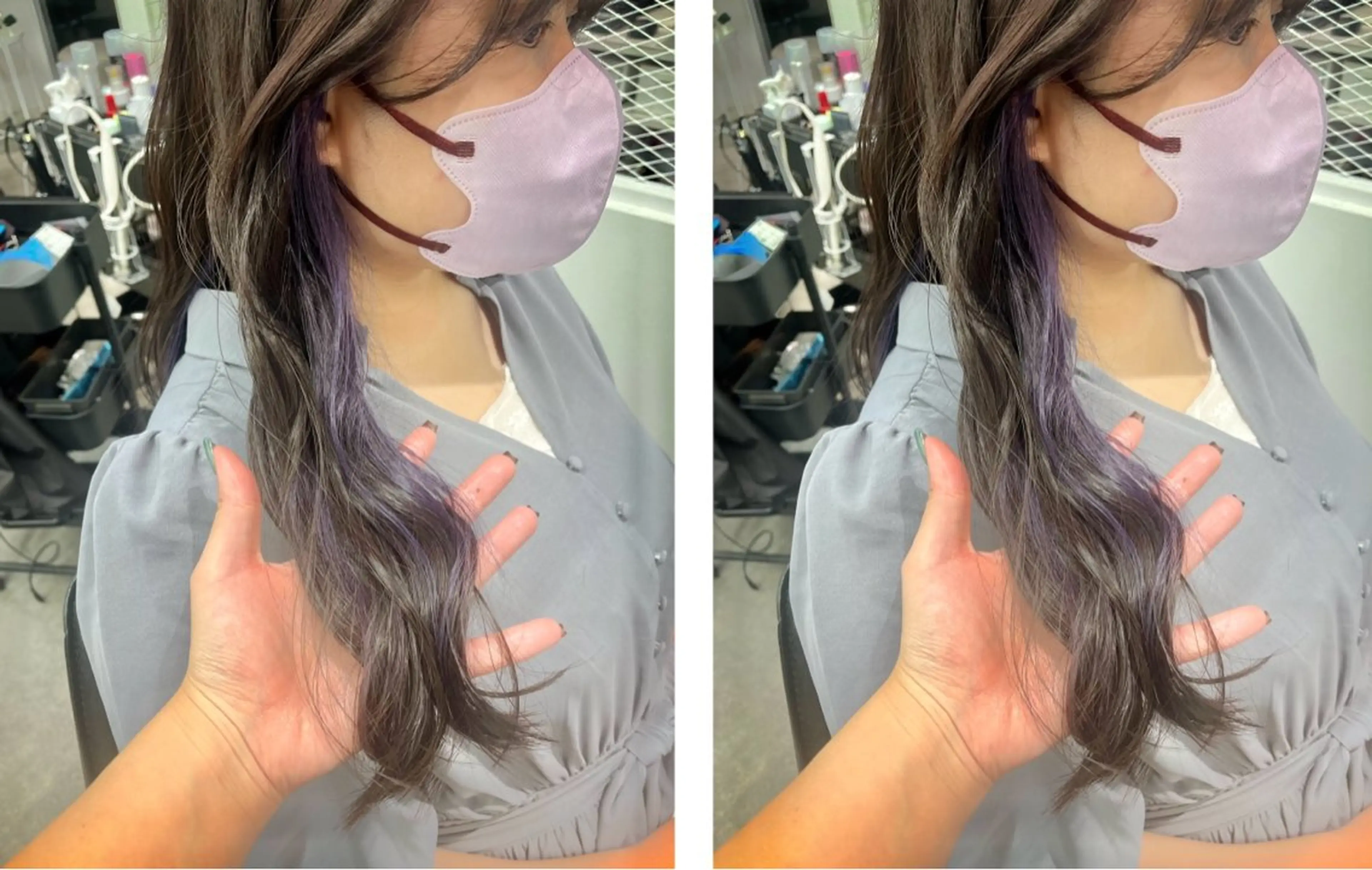 ロング カラー ヘアアレンジ 🍓艶髪/艶カラー ハイトーン/しんたにのヘアスタイル