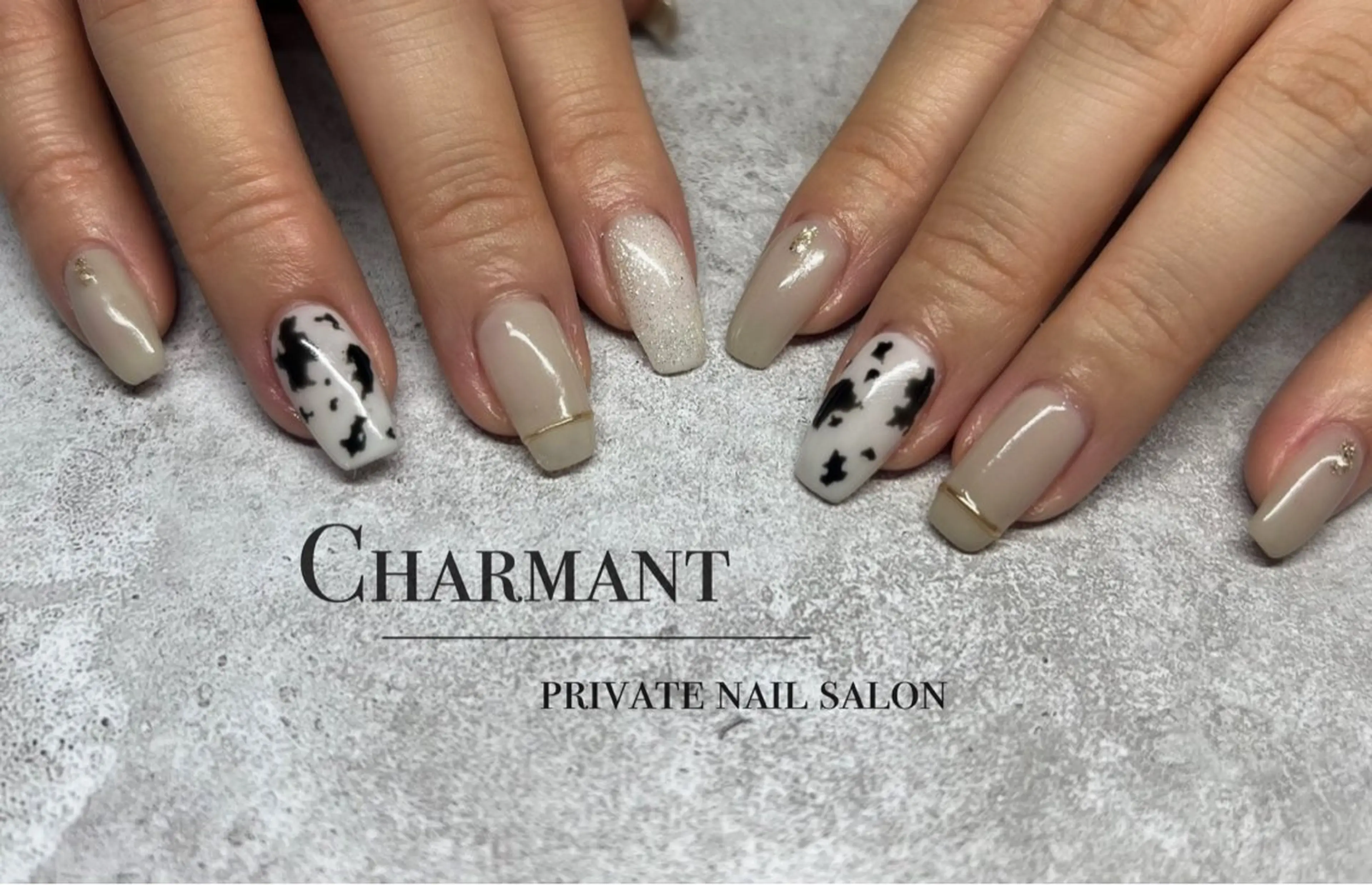 ネイル ハンドネイル Minako 【Charmant】のネイルデザイン