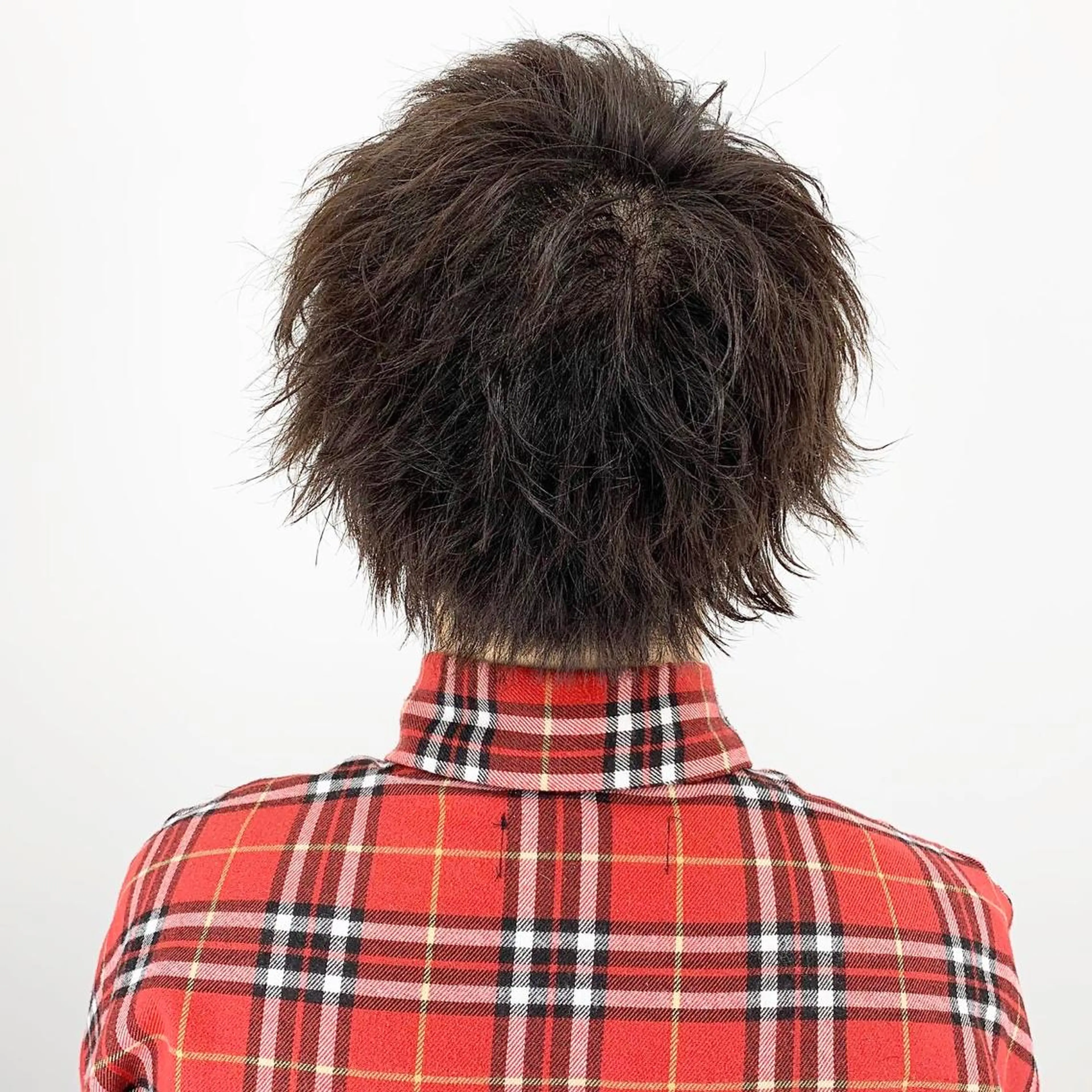 ショート メンズ メンズウルフカット 外ハネヘア ウルフカット 柏メンズカットパーマ NO.1タイチのヘアスタイル