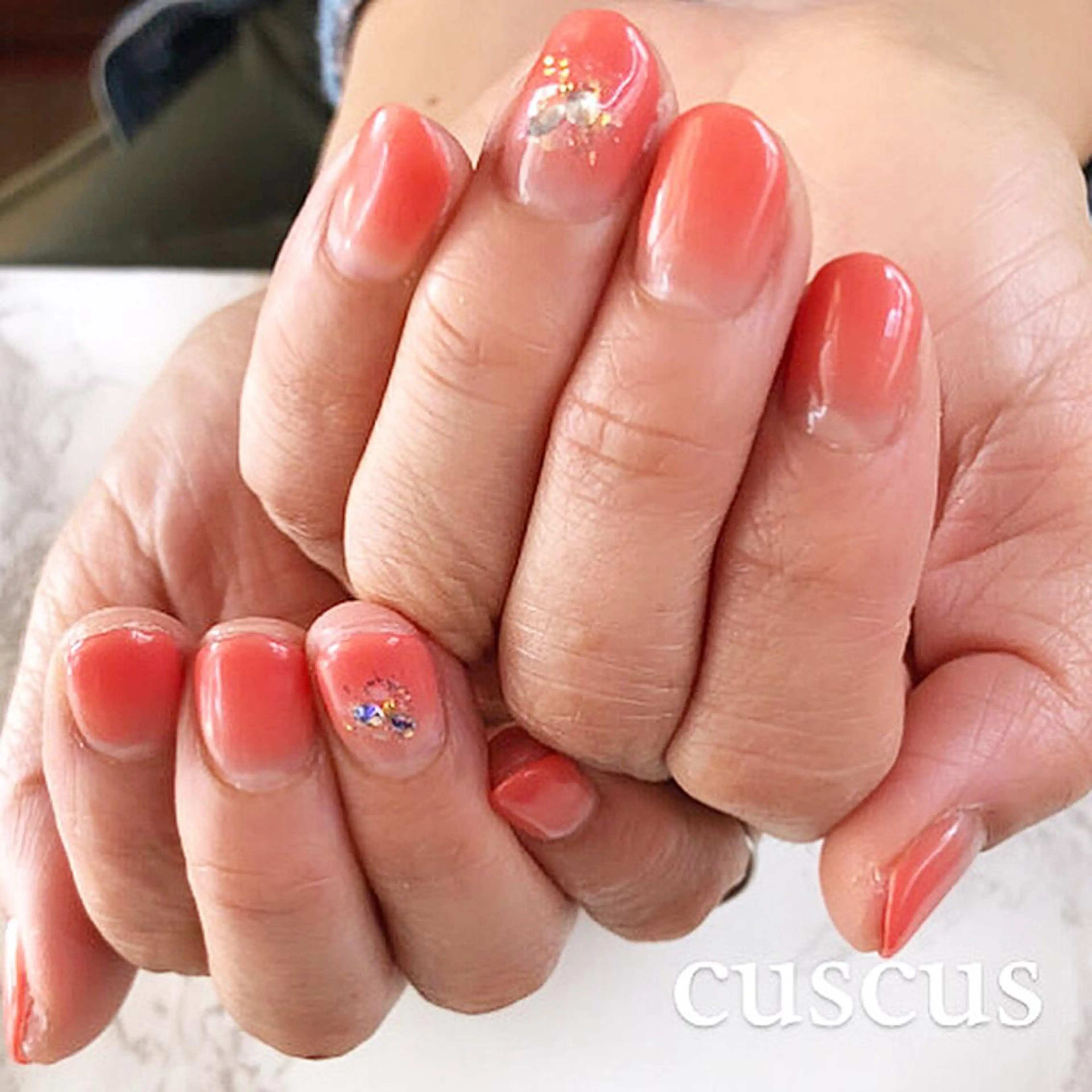 ネイル ハンドネイル ＣＵＳＣＵＳ …ｔ.akiのネイルデザイン