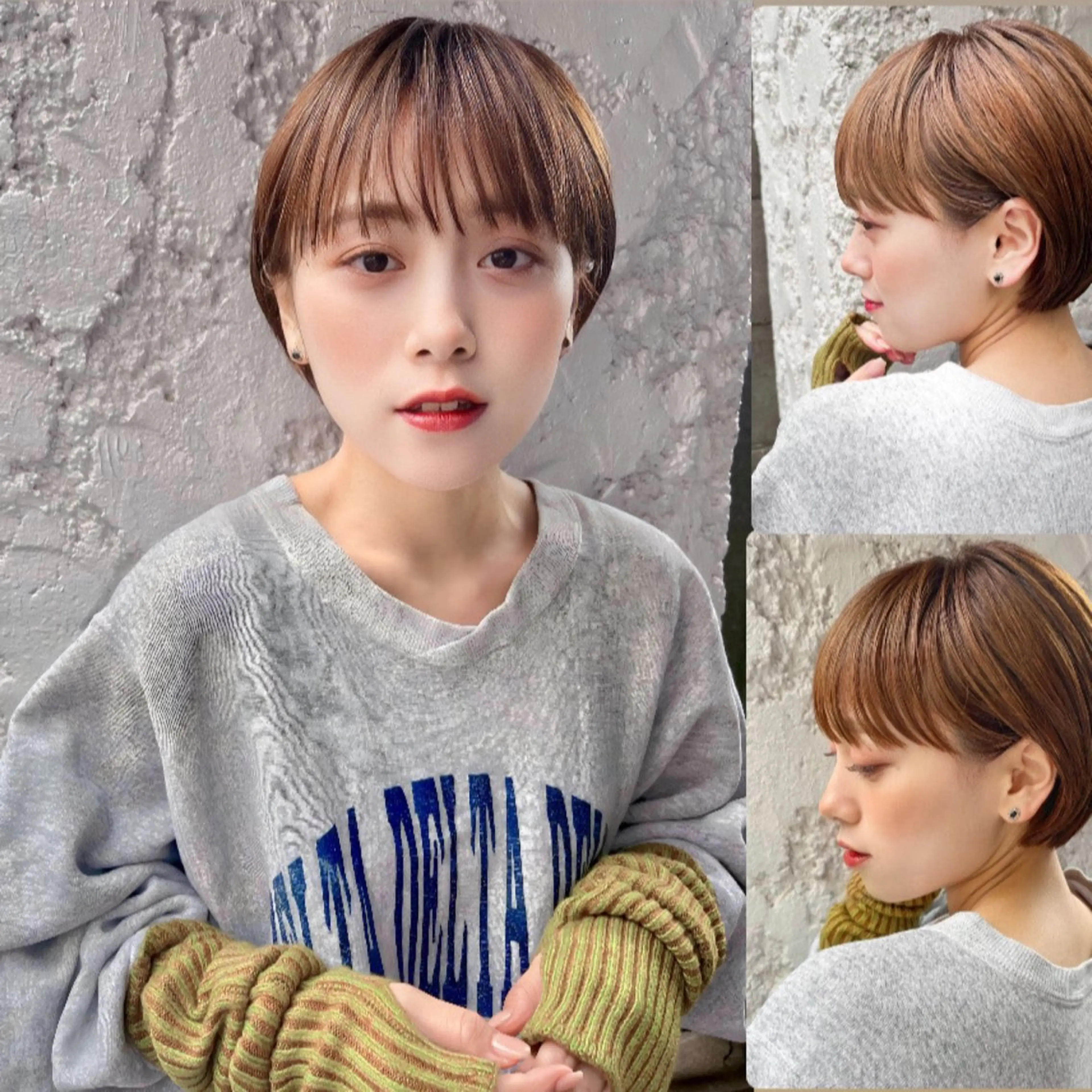 ショート カラー 似合わせカット ショートヘア ショートヘア特化 似合せが得意🤩のヘアスタイル