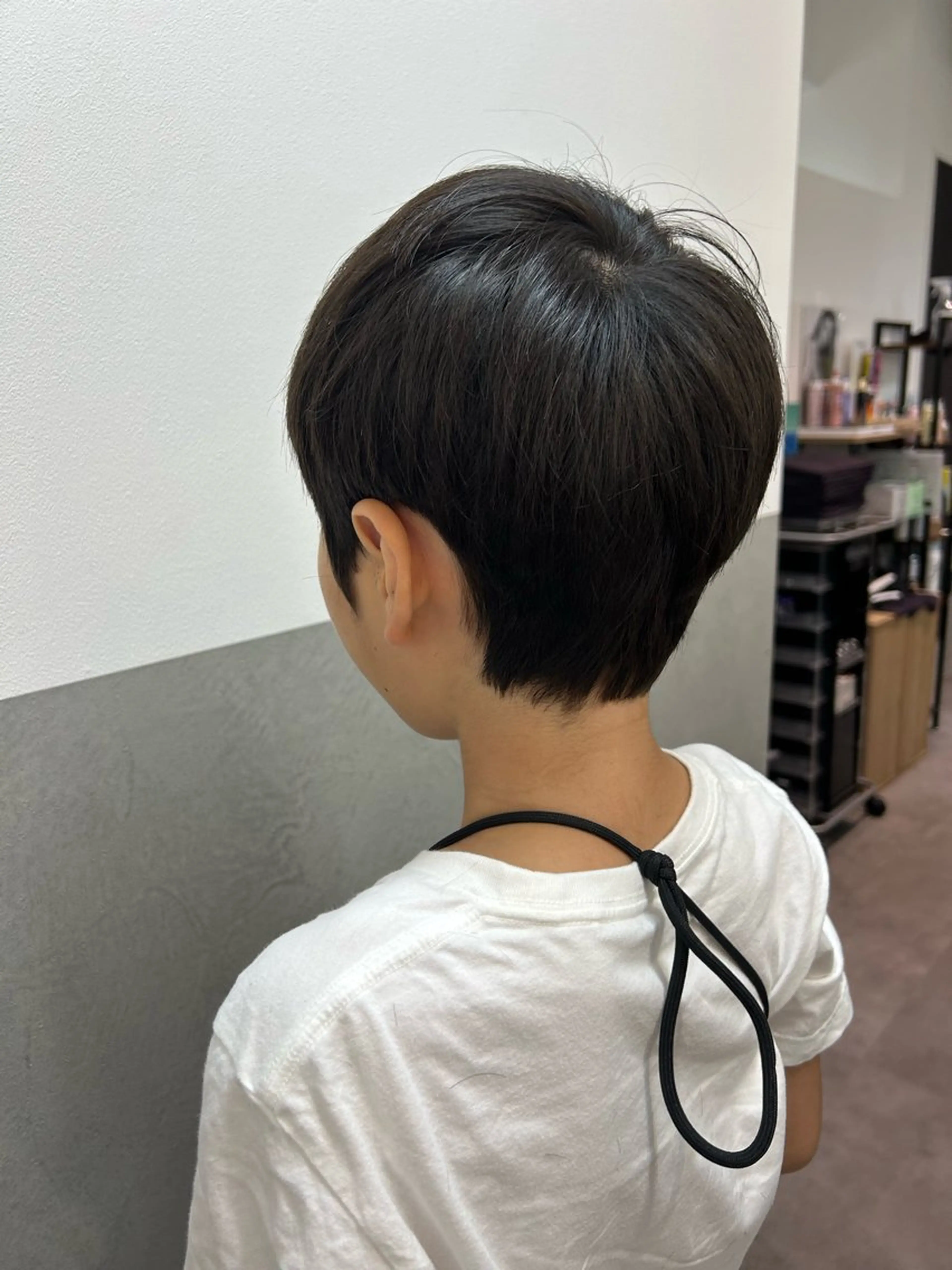 ショート メンズ キッズ 鳥山 留奈のヘアスタイル