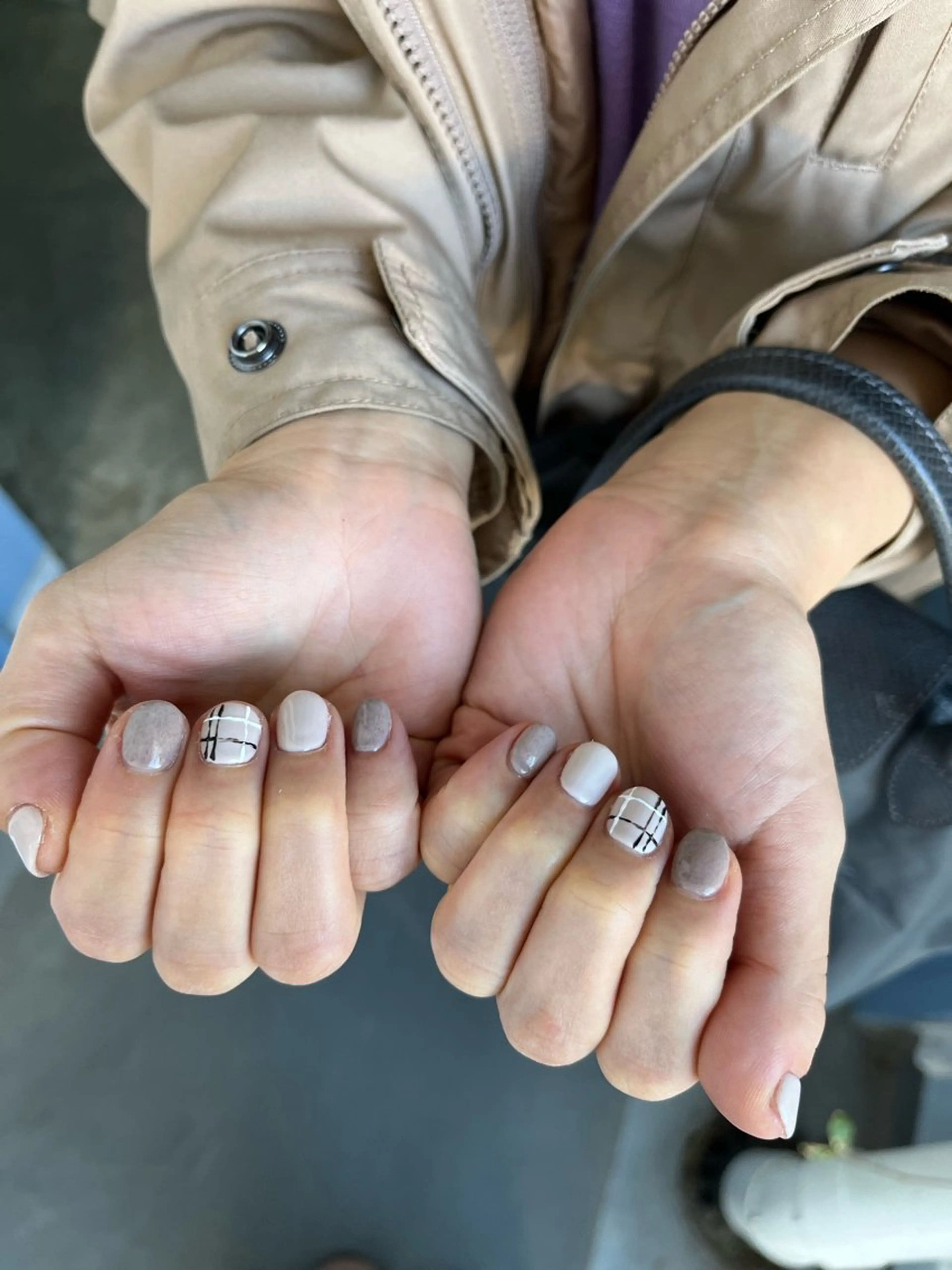 ネイル オーロラネイル フットネイル フレンチネイル ジェルネイル 韓国ネイル ハンドネイル kiki nail たまプラーザのネイルデザイン