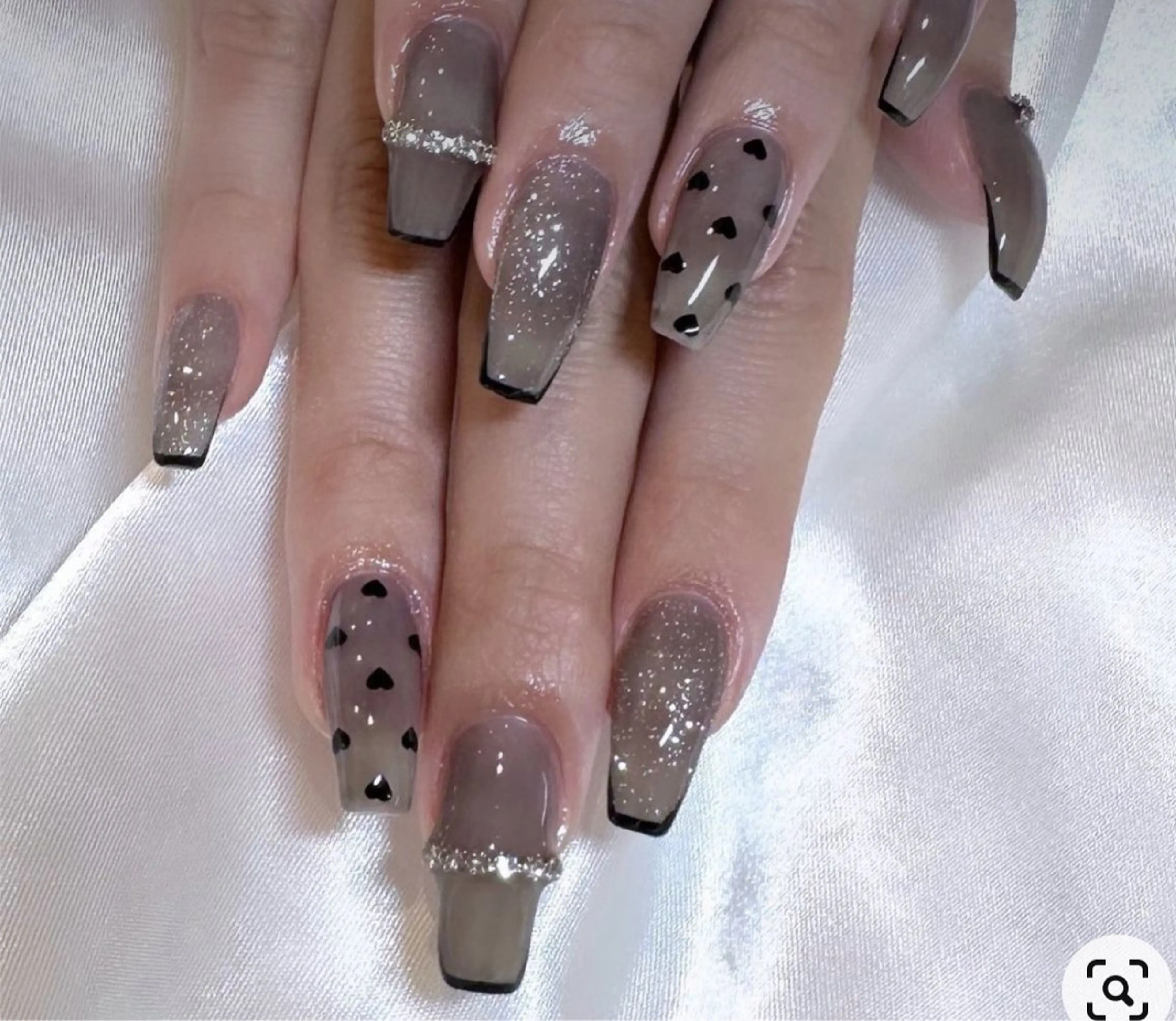 ネイル オーロラネイル チークネイル 長さ出し フットネイル フレンチネイル ハンドネイル Anh 高田馬場のネイルデザイン