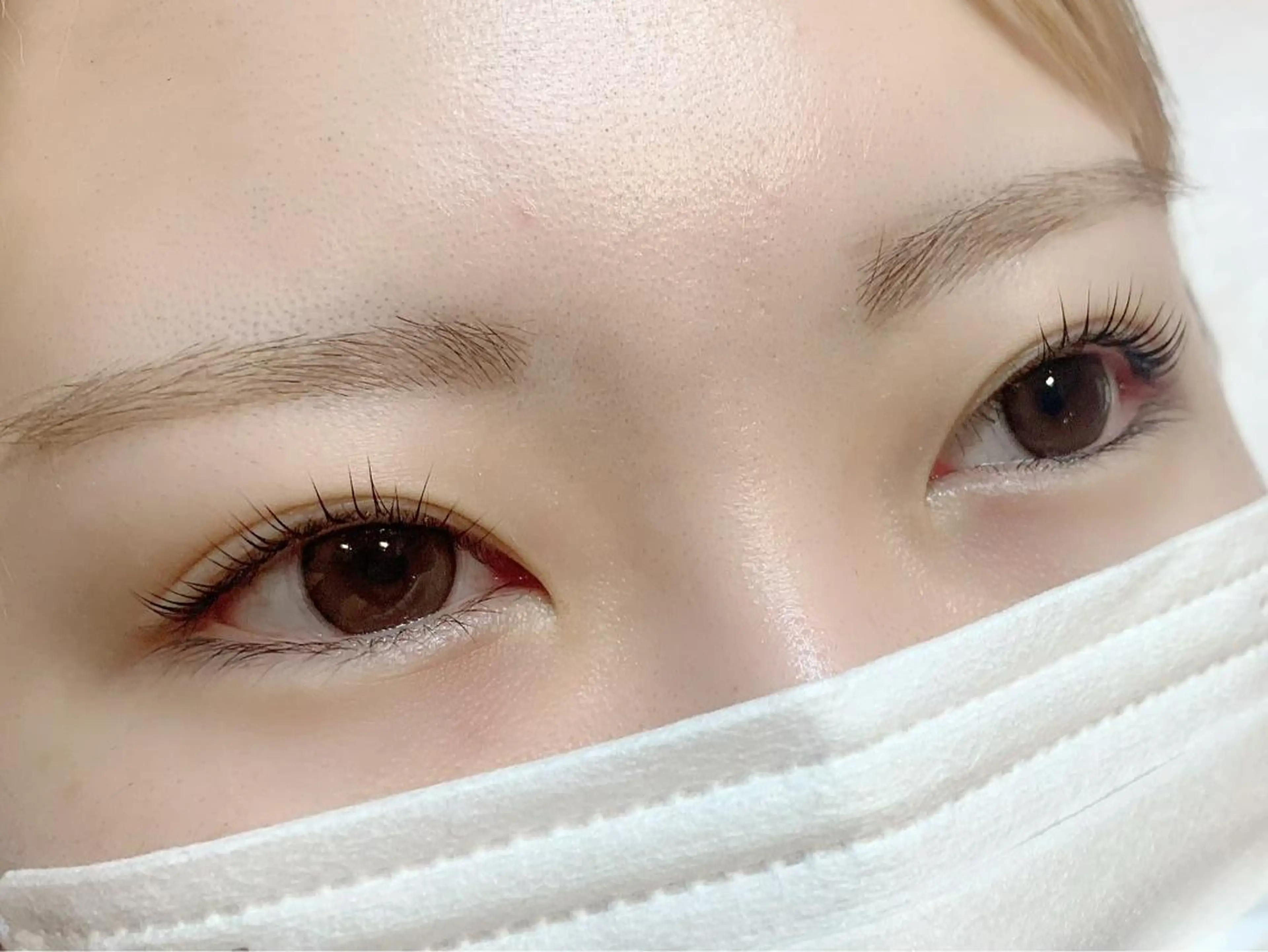 マツエク・マツパ アイブロウ パリジェンヌラッシュリフト 池袋駅韓国風🇰🇷 束感💗Tomoのマツエク・マツパデザイン