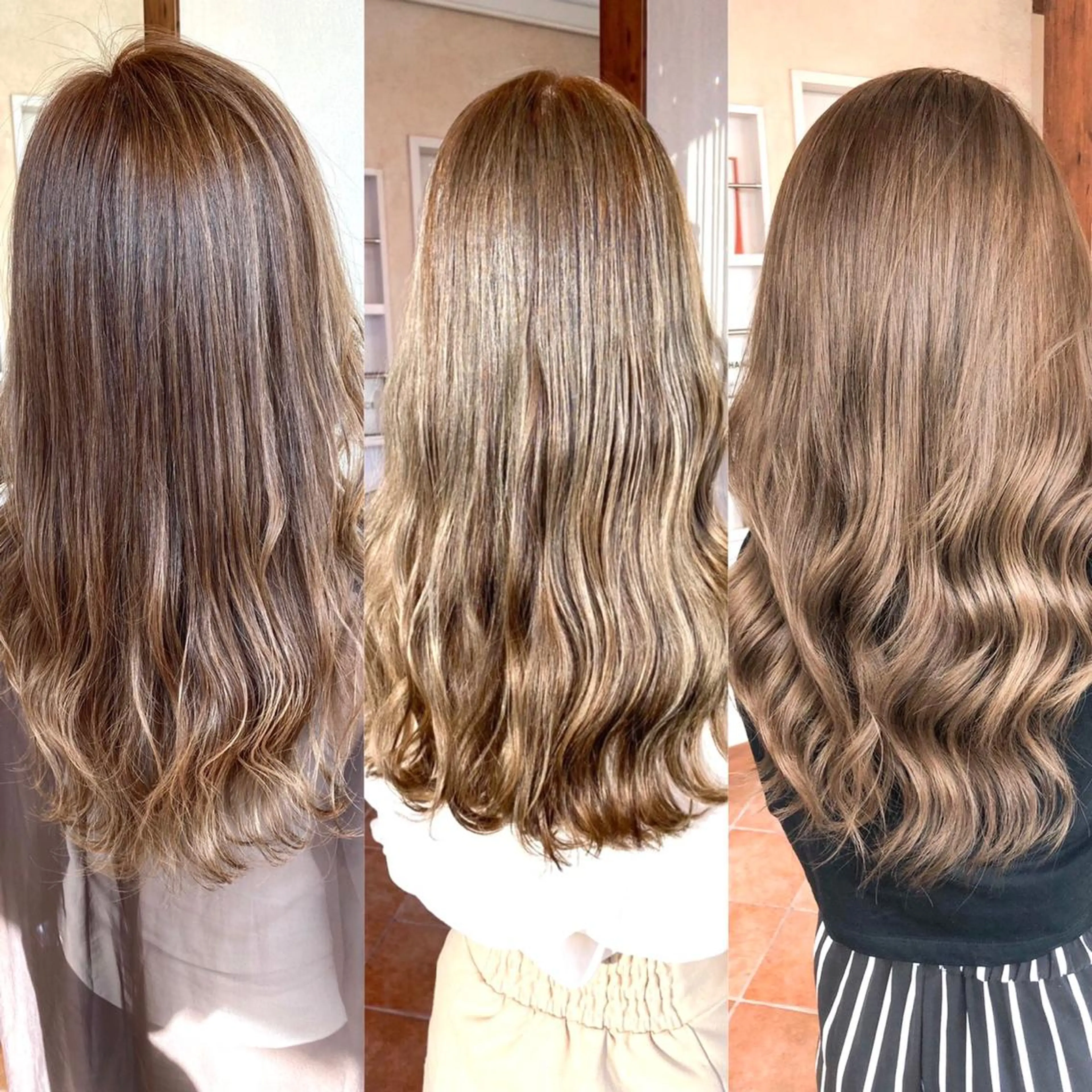 ロング カラー 韓国ハッシュカット/ 新宿/髪質改善/岡崎のヘアスタイル