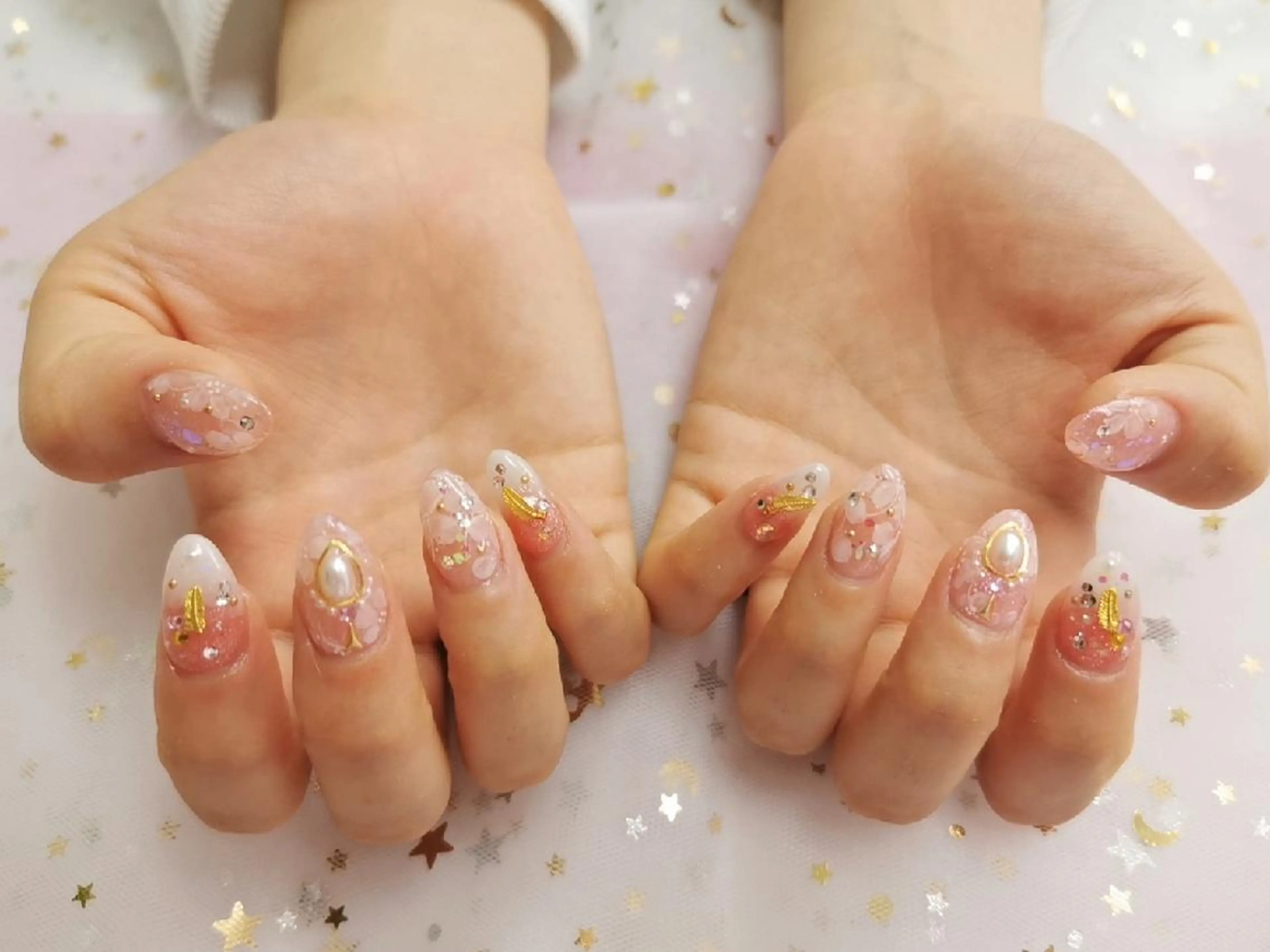 ネイル スカルプネイル 上福岡 らんらんのネイルデザイン