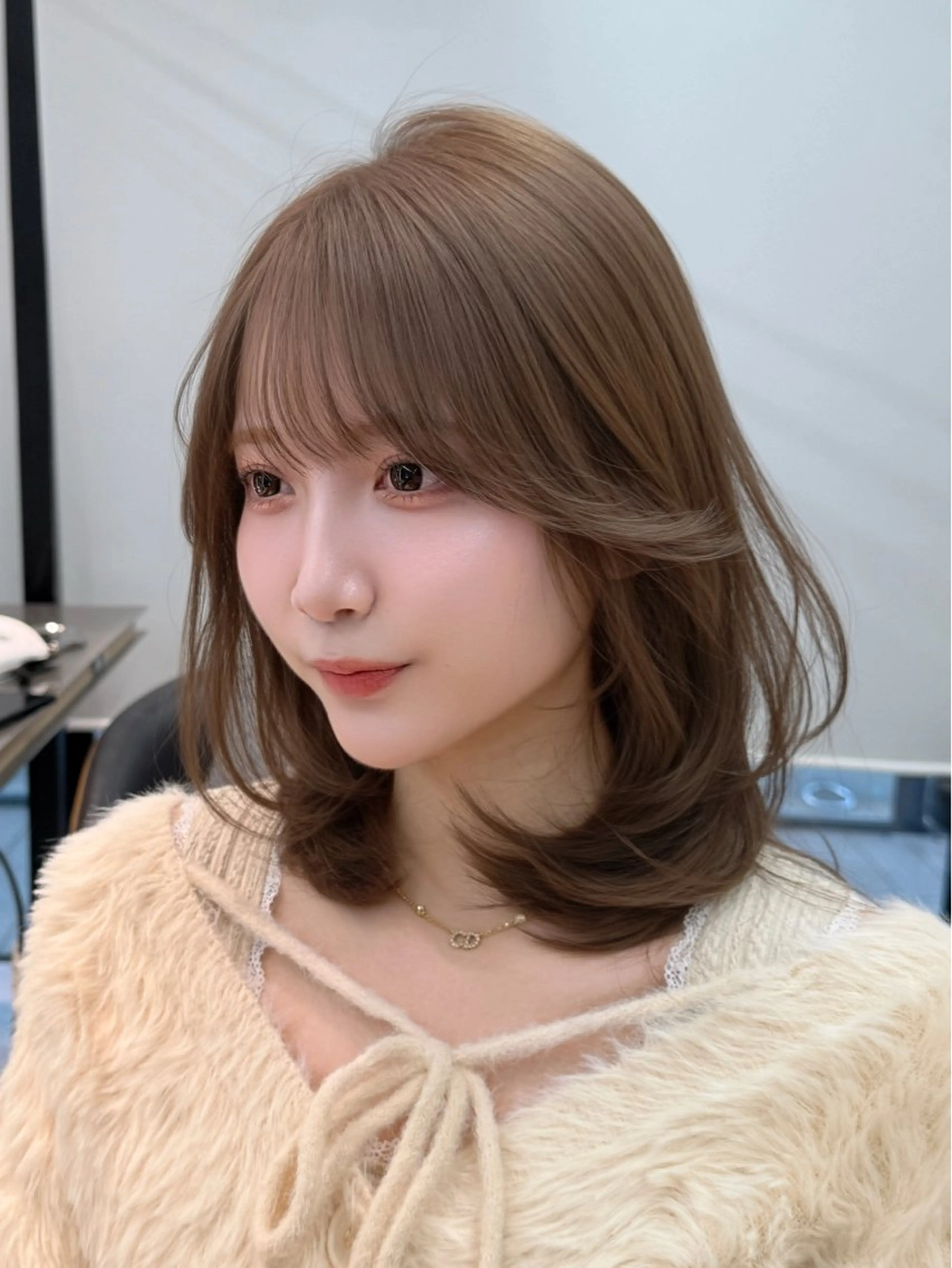 ミディアム カラー 木元 瑛✂︎ボブのヘアスタイル