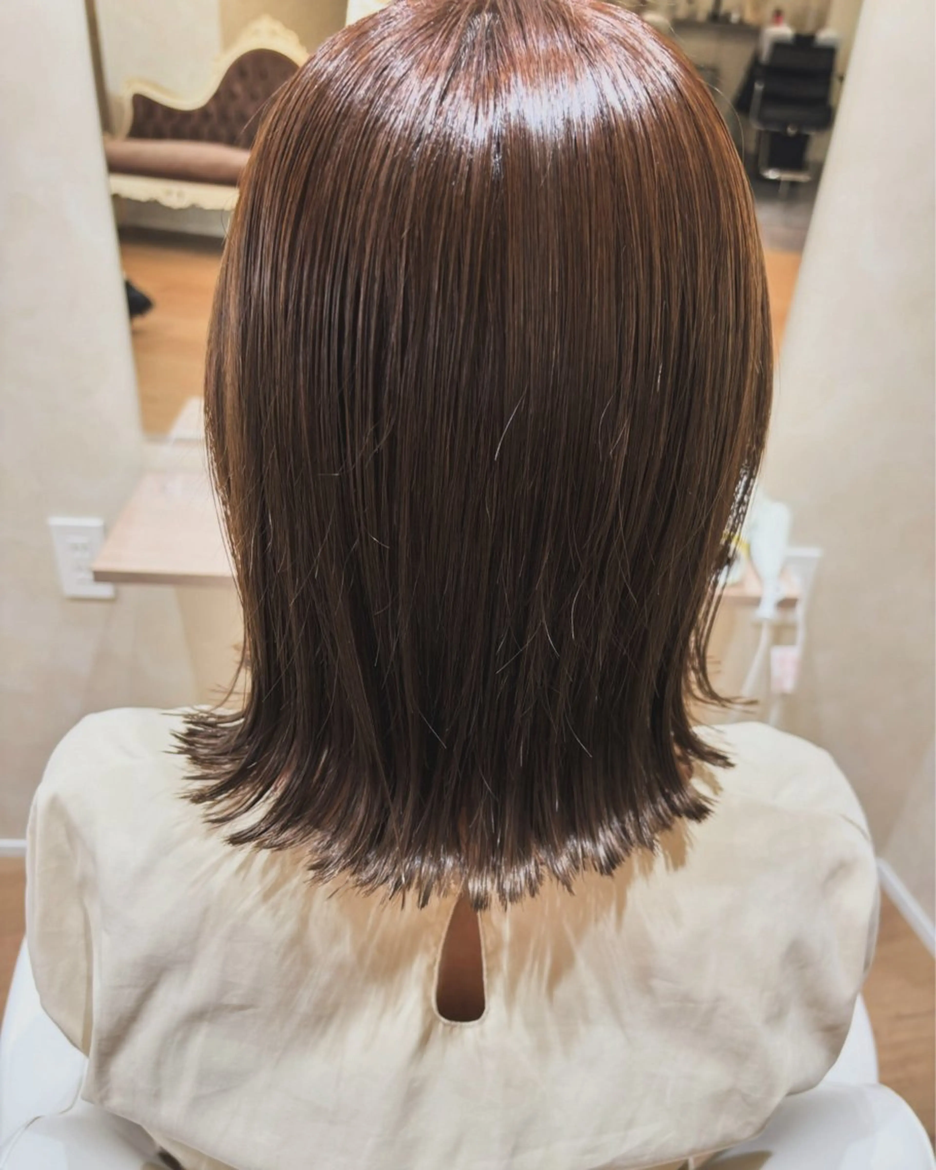 ミディアム 林 美月のヘアスタイル