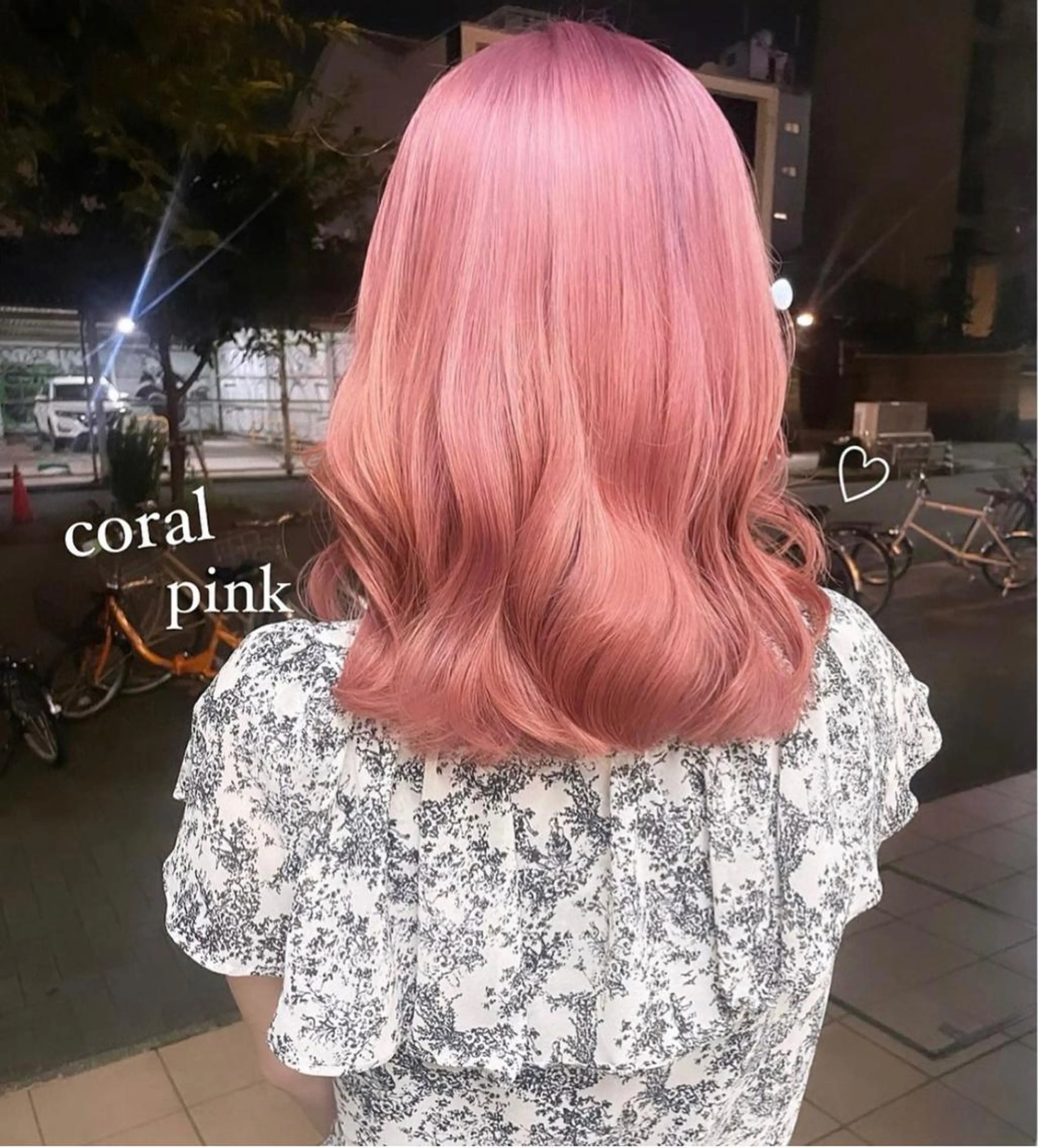 ミディアム カラー SALOWIN 栄所属・河西 彩香/ブリーチカラーのヘアスタイル