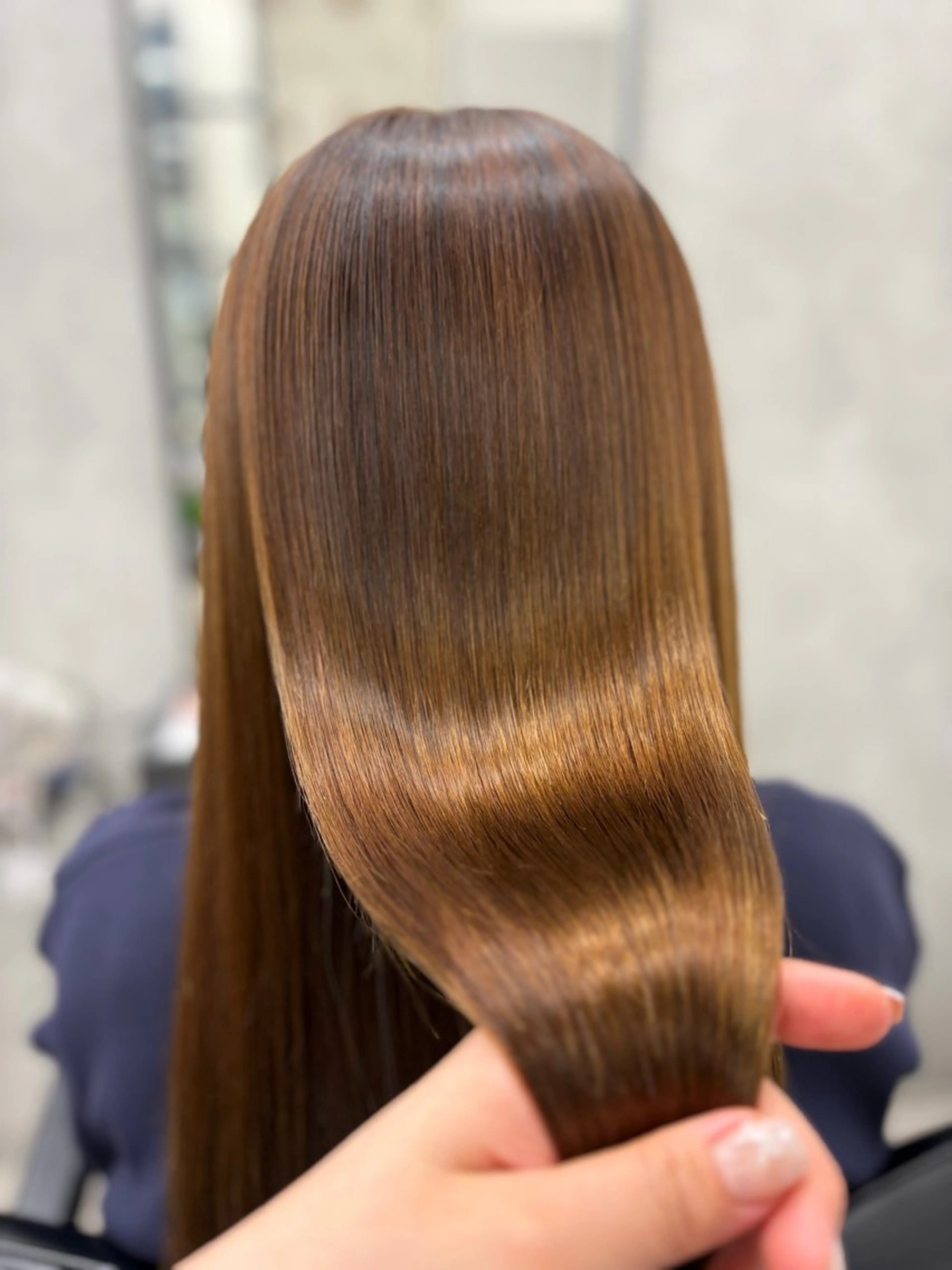 ロング カラー 髪質改善 縮毛矯正 トリートメント ヘアカラー 縮毛矯正 トリートメント すぐ巻ける縮毛矯正 🍀勝倉　麗のヘアスタイル