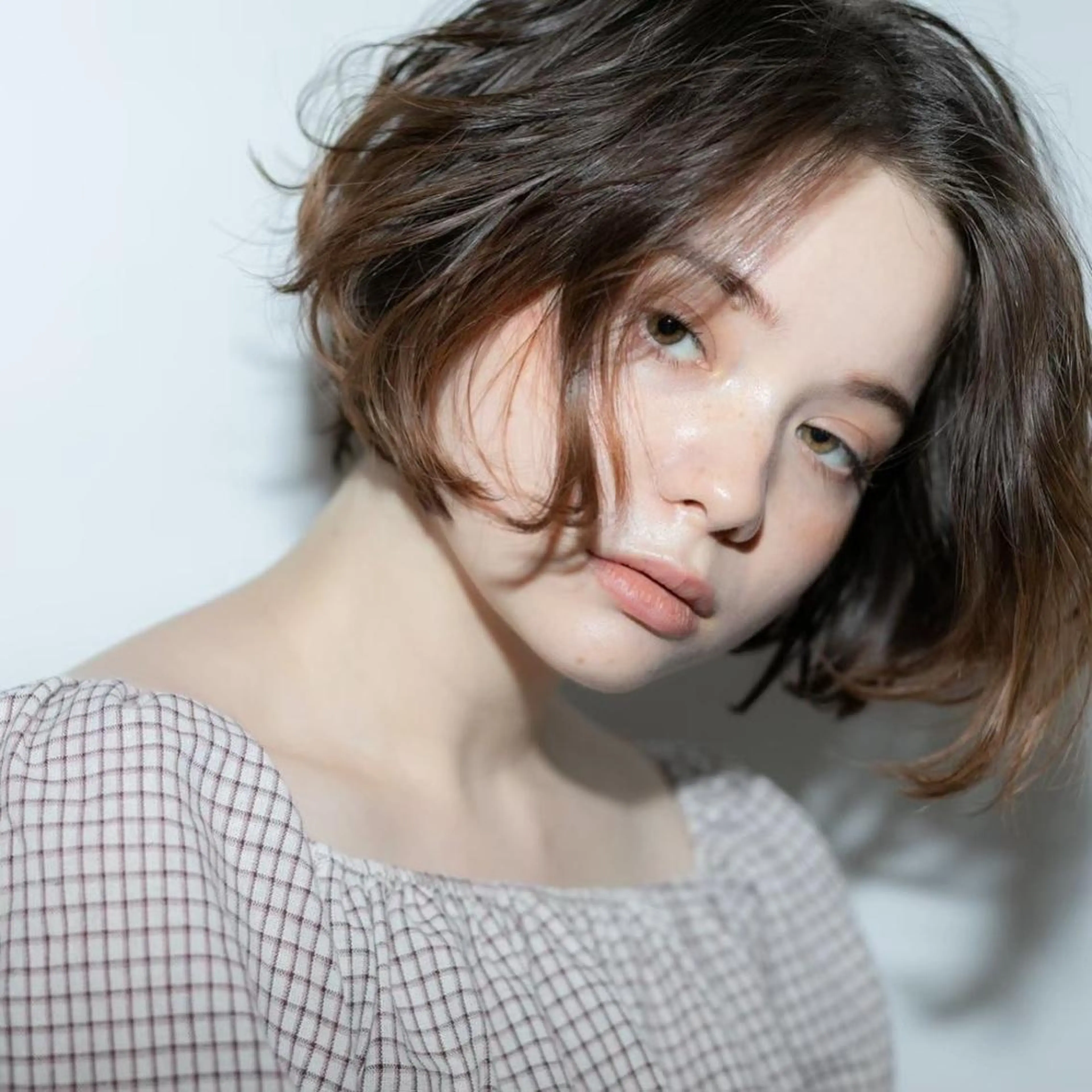 ショート カラー ハイライトカラー インナーカラー ハイライト 髪質改善 縮毛矯正 justbeauty CiNQのヘアスタイル