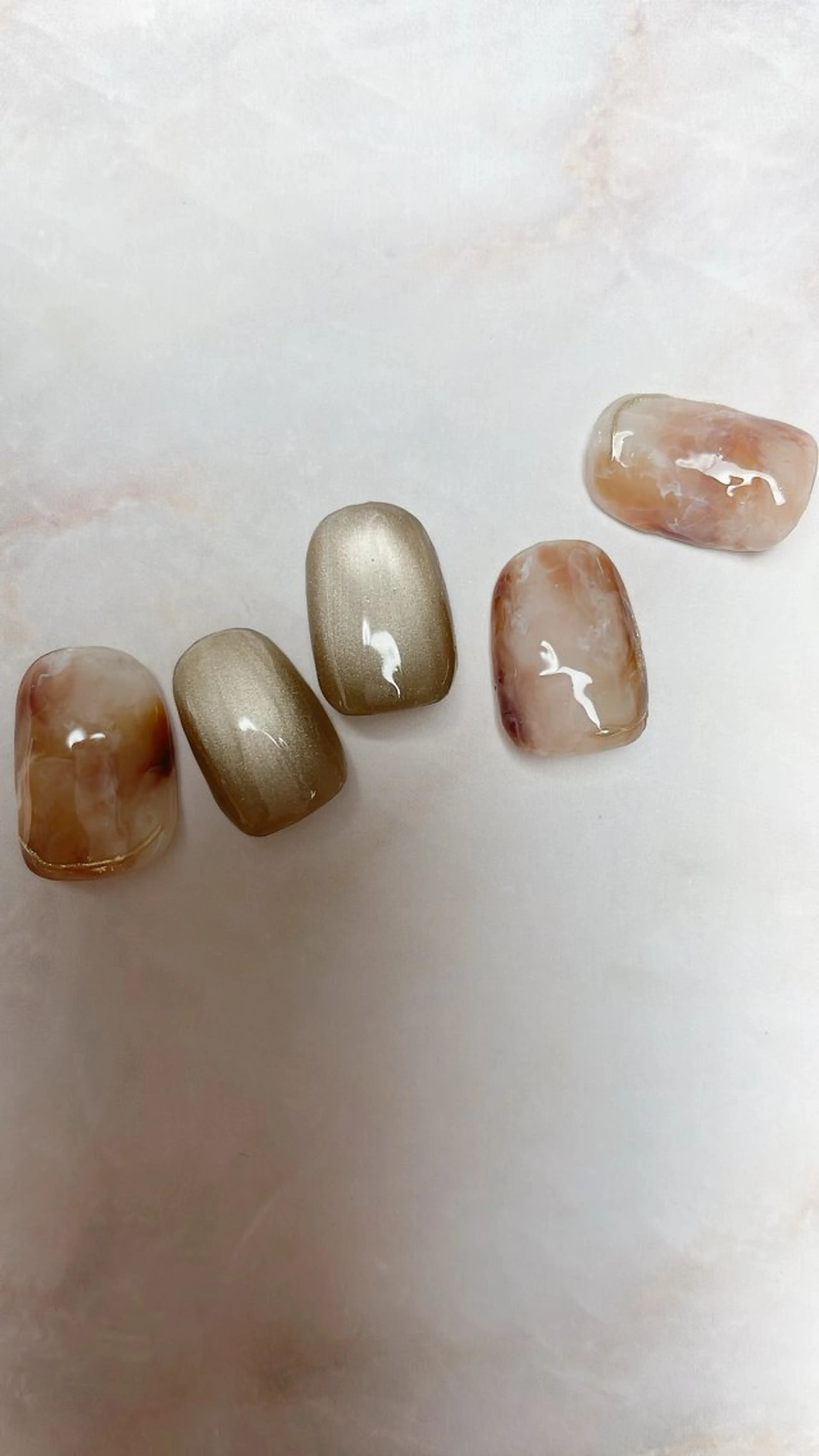 ハンド☘️オフ無し　定額デザインサンプル(ニュアンス)の写真