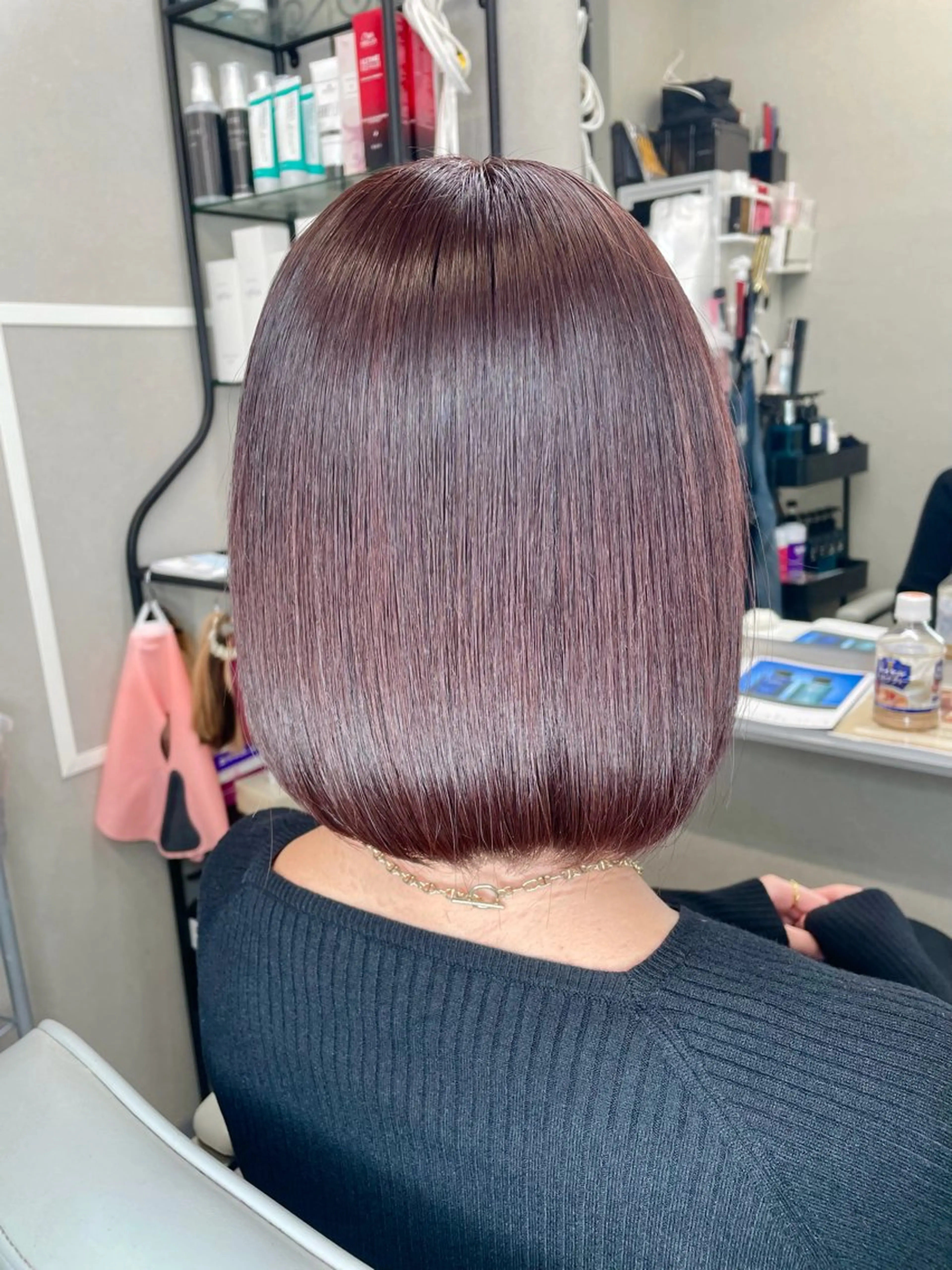 ショート カラー ブリーチ 透明感カラー ブリーチなしカラー デート 髪質改善 ヘアカラー トリートメント 今井 勝也のヘアスタイル