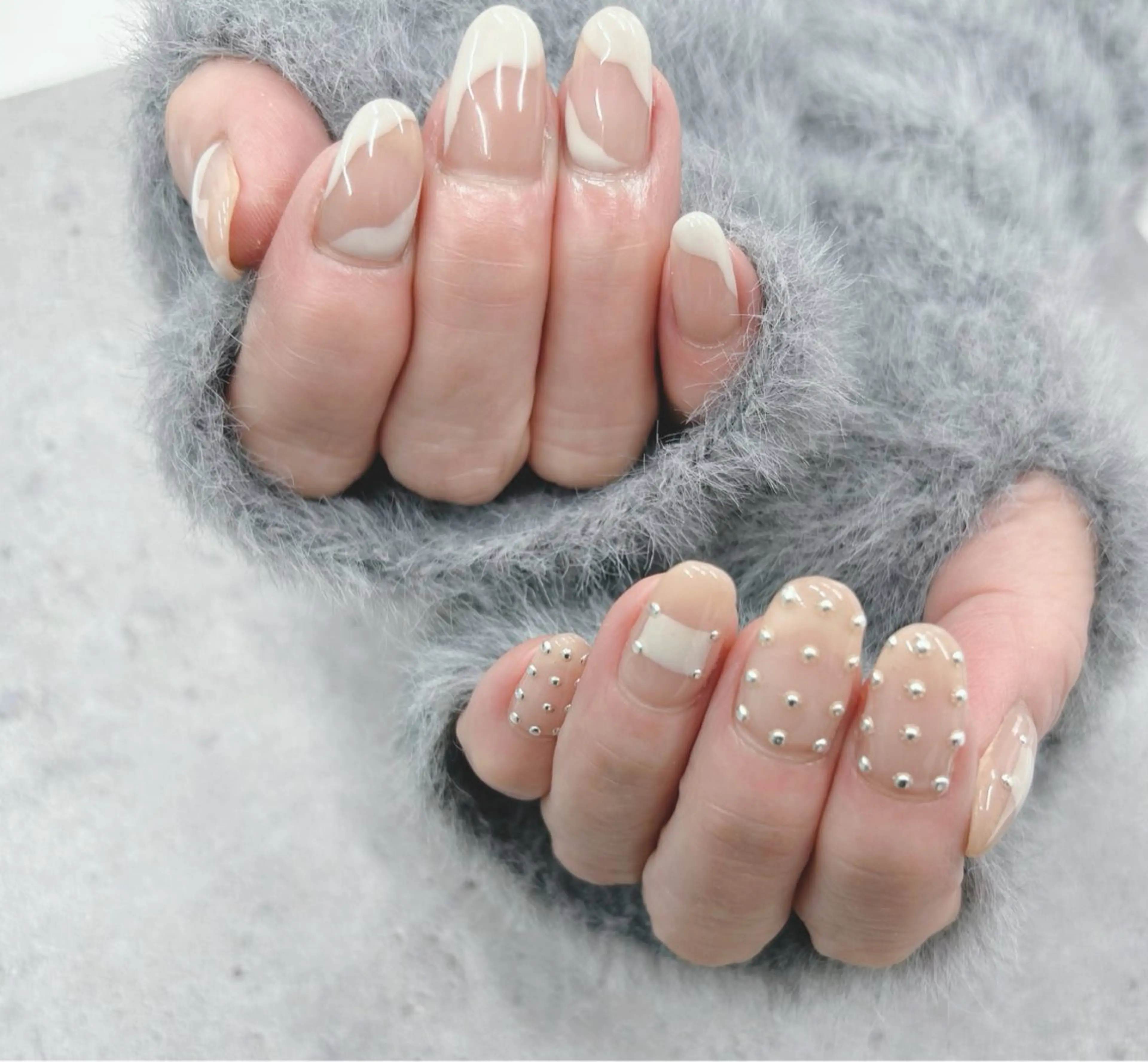 ネイル フレンチネイル ハンドネイル Nail Salon agré所属・agré ネイルサロン　アグレのネイルデザイン