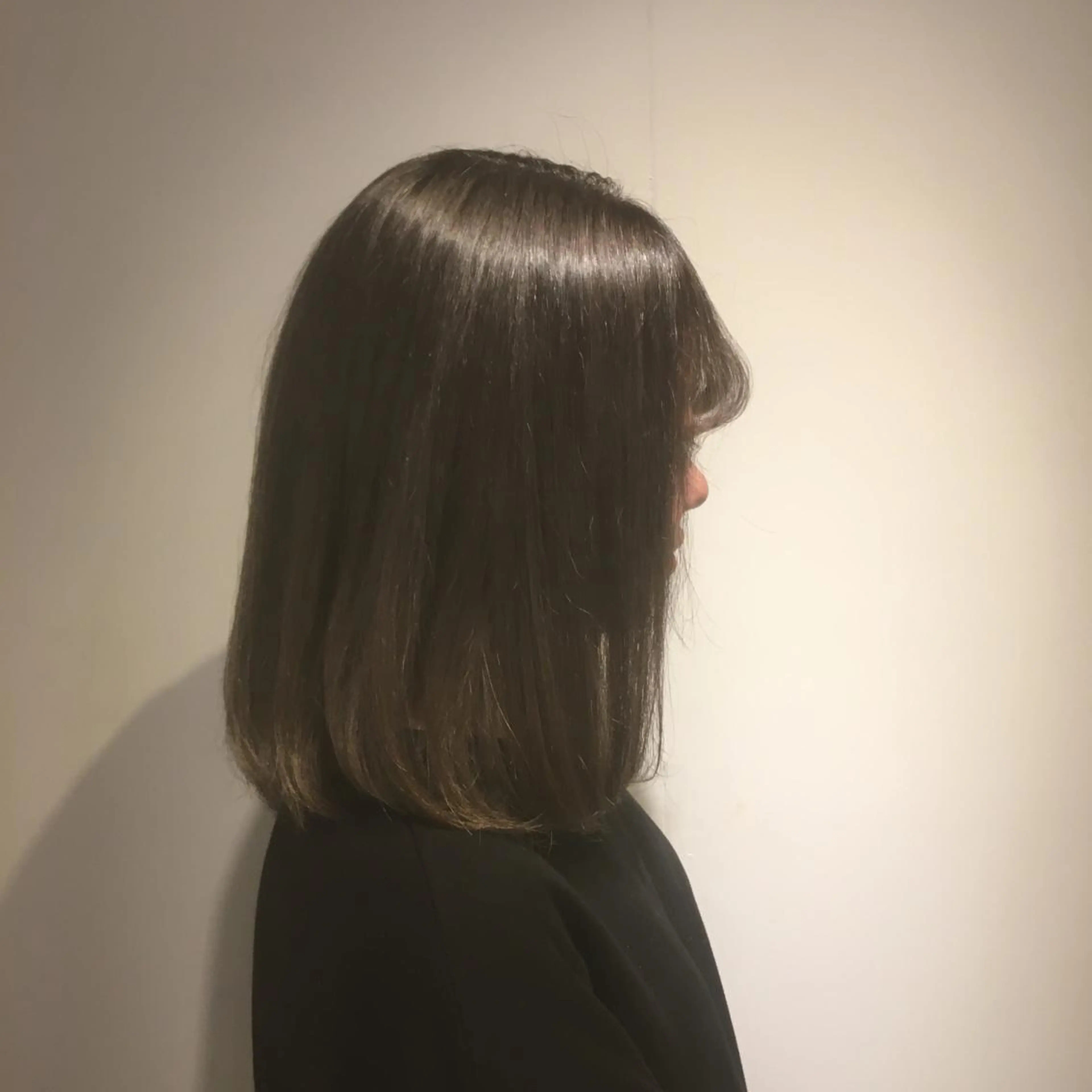 ミディアム カラー カット ヘアカラー トリートメント しのはら まどかのヘアスタイル