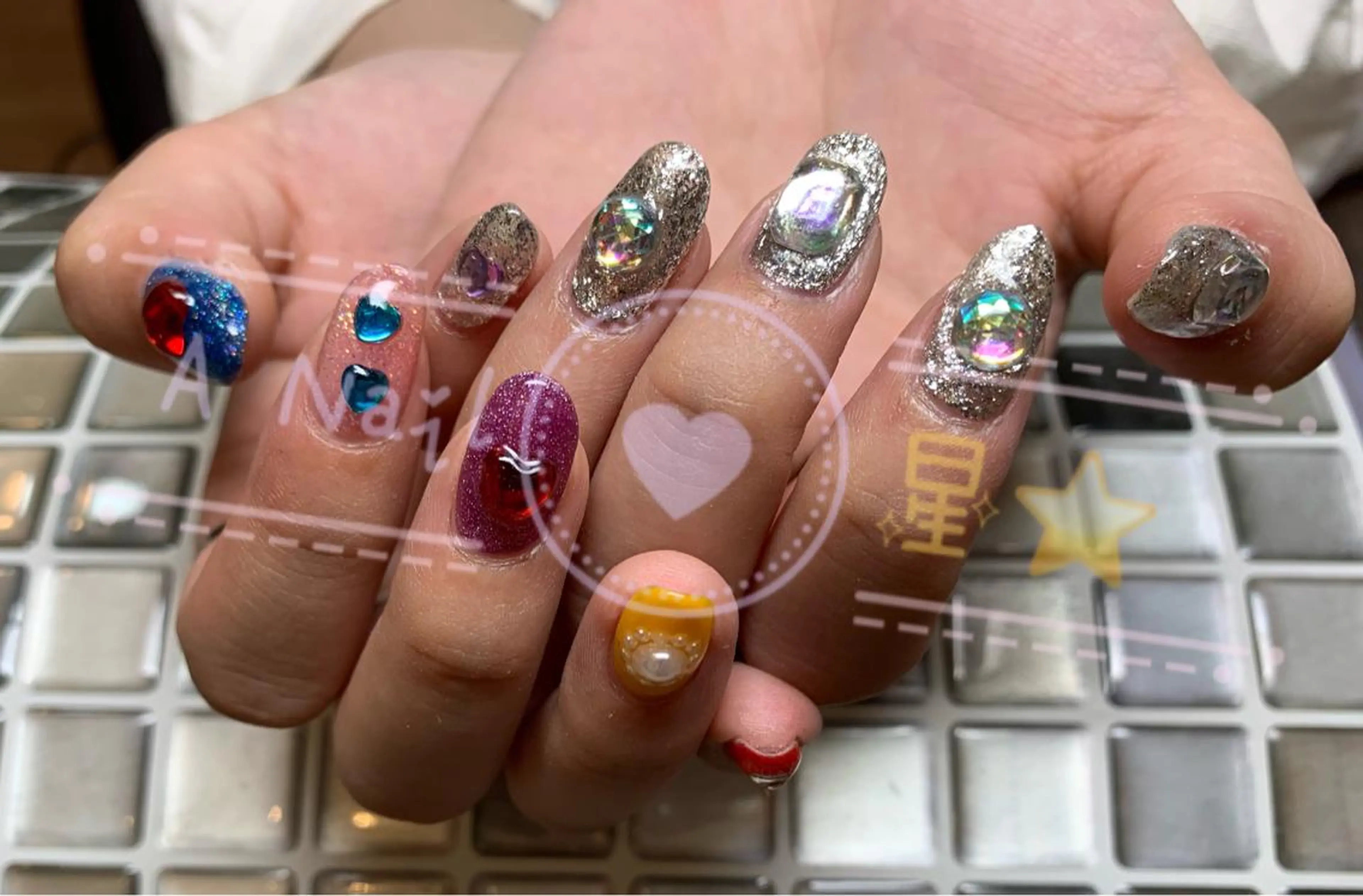 ネイル ハンドネイル AIRA  Eyelash&Nail所属・汐 xi.のネイルデザイン