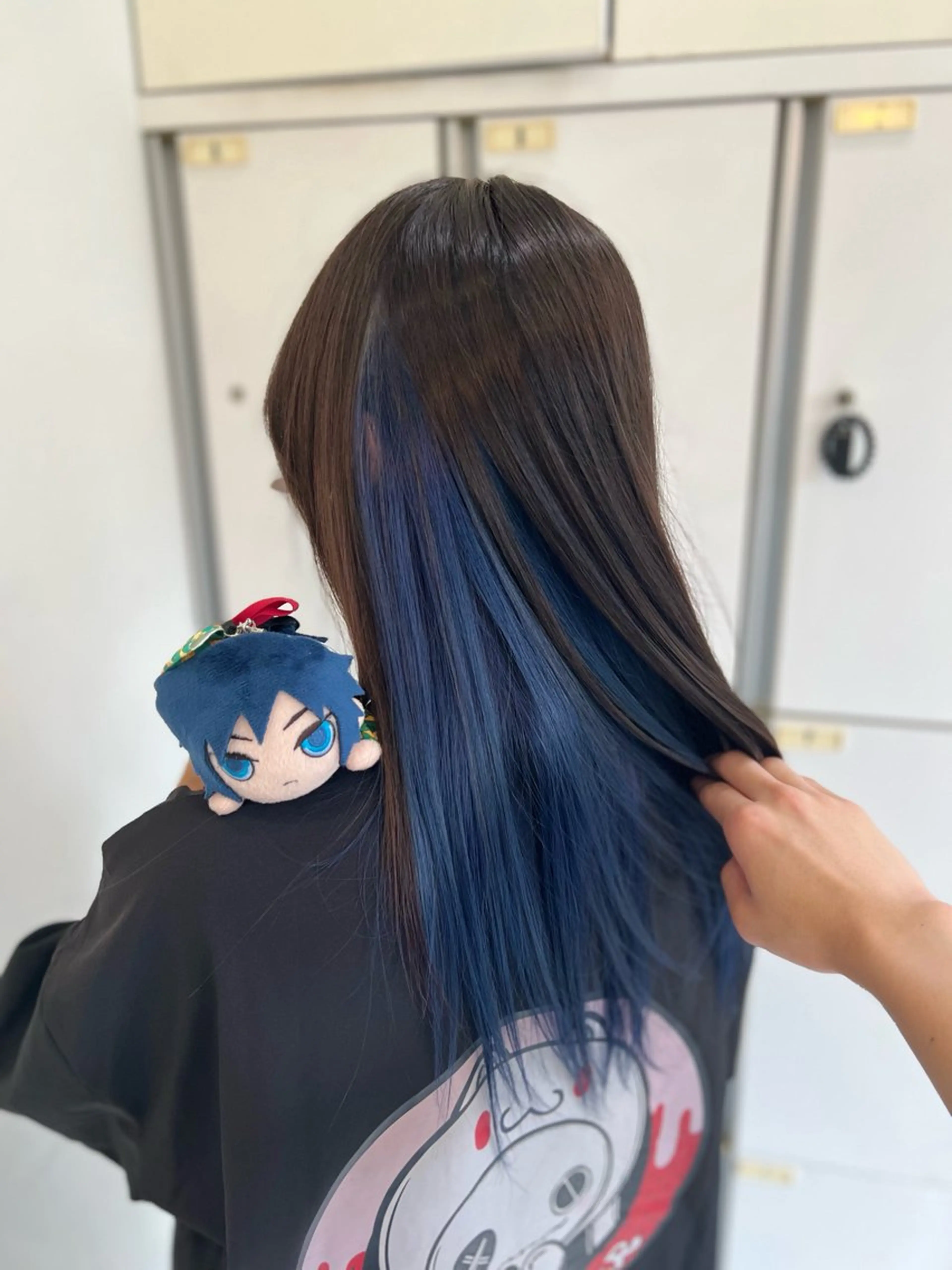 ロング カラー ヘアカラー インナー/2次元/ 推しカラー/しゅうとのヘアスタイル