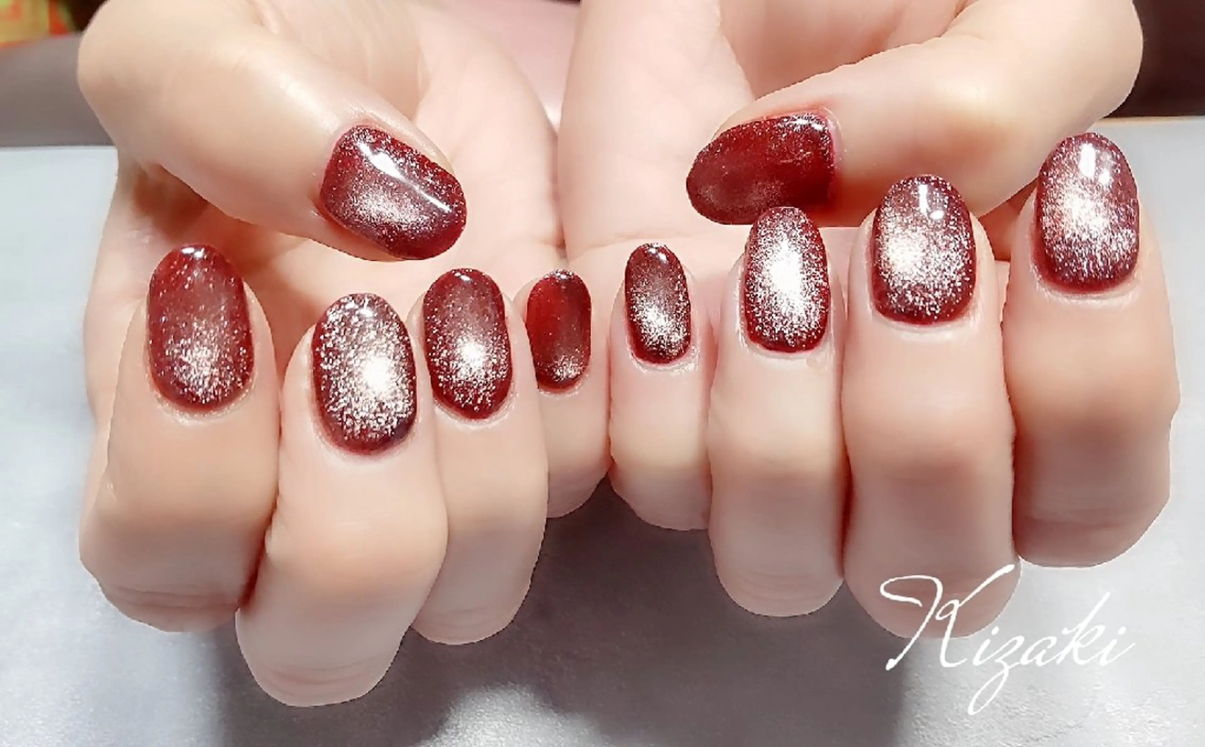 ネイル ワンカラーネイル ハンドネイル Kizaki.. Saoriのマツエク・マツパデザイン