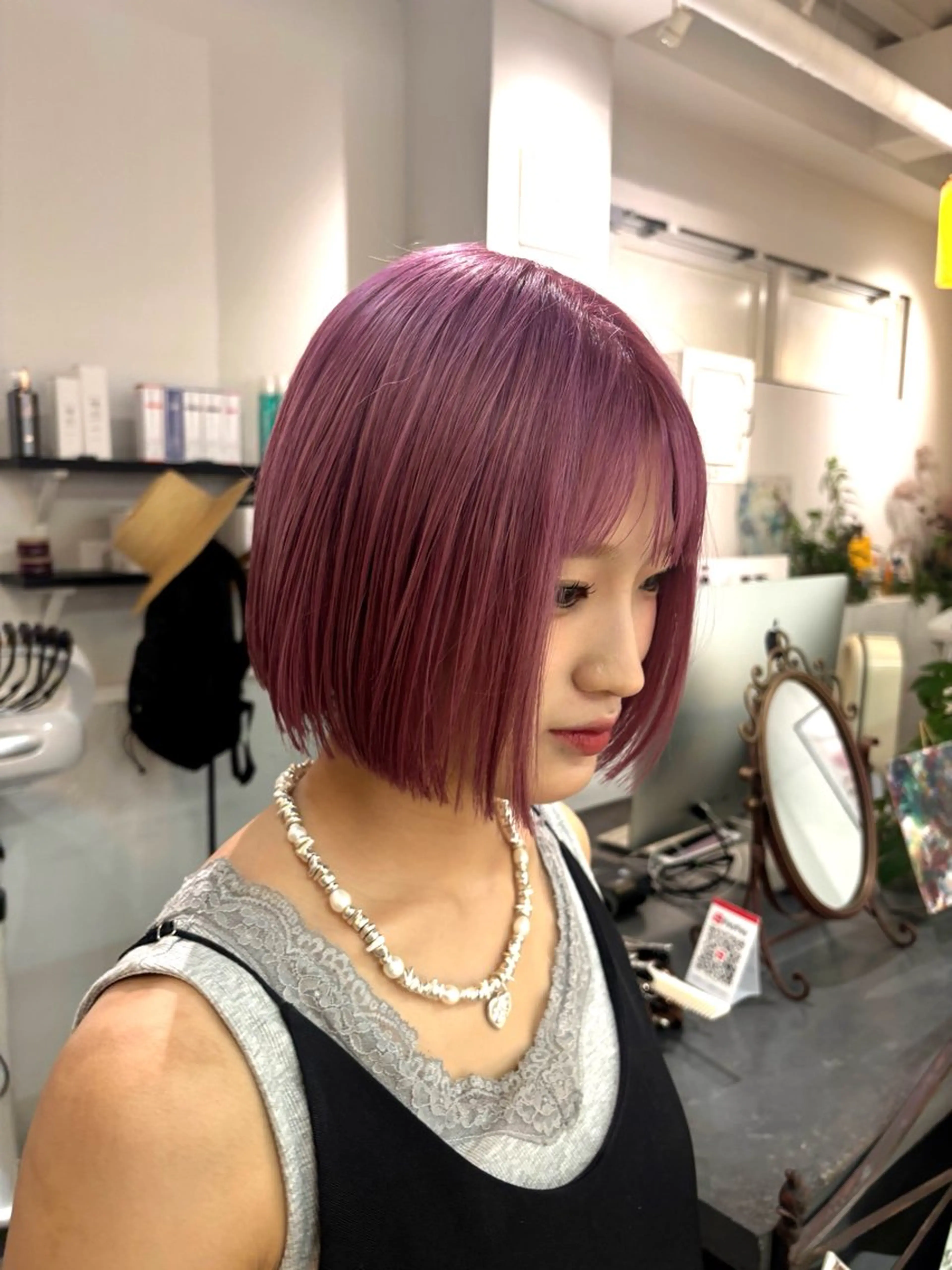 ショート ヘアカラー ooit所属・ooitヨシダ ミナミのヘアスタイル