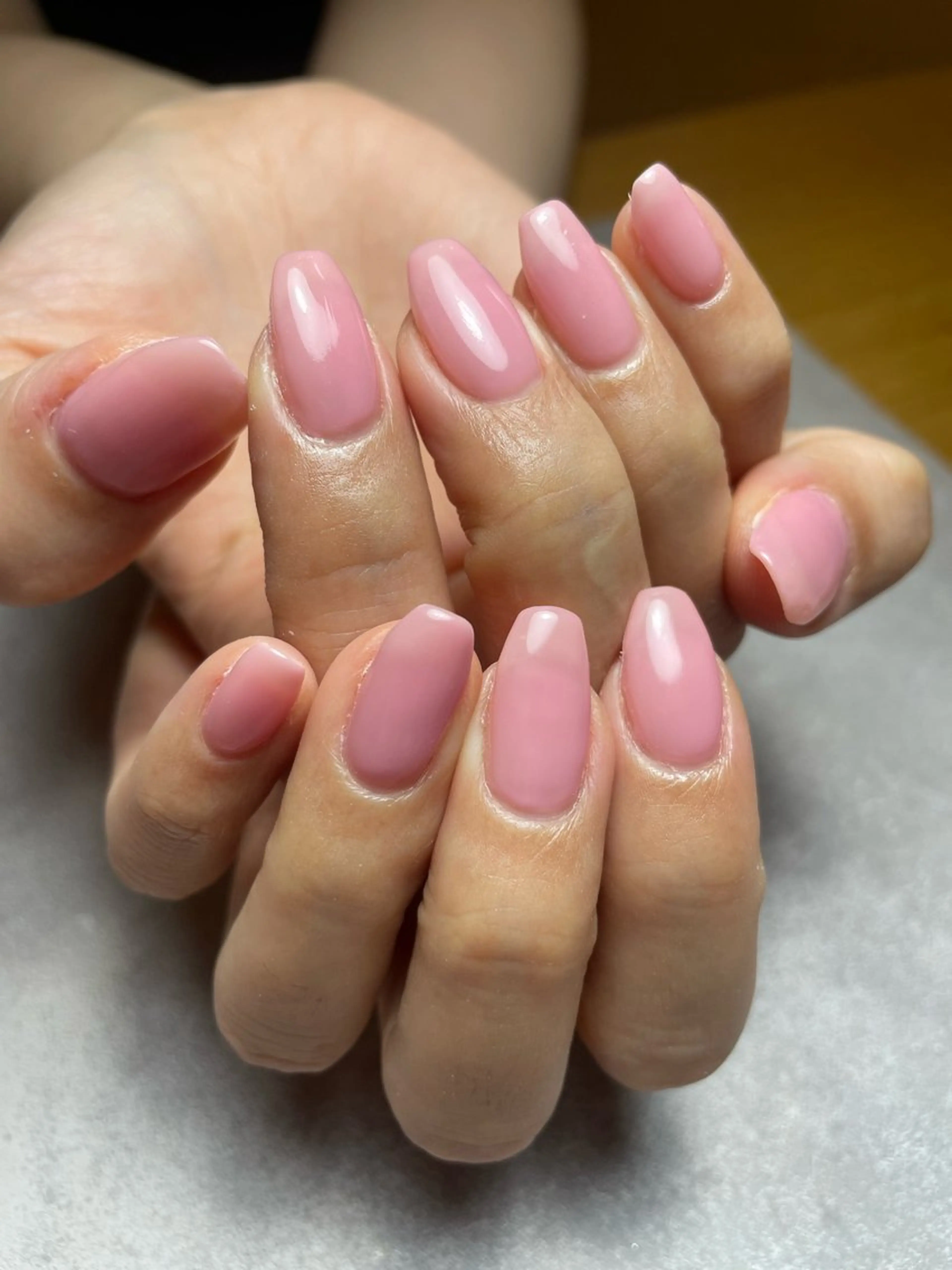 ネイル ワンカラーネイル eyelash&nail YUZUME所属・Narumi/ YUZUME銀座のネイルデザイン