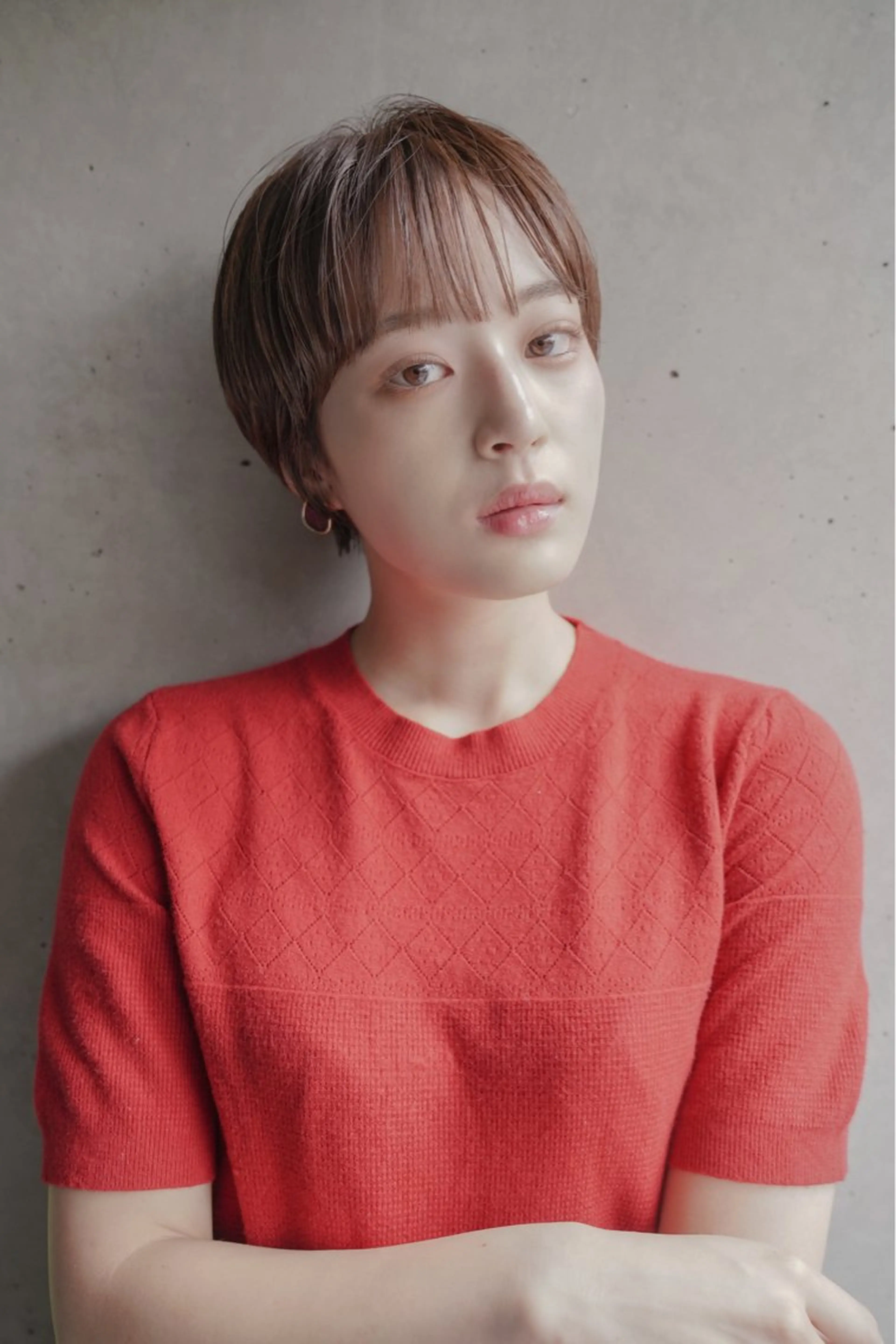 ショート カラー 祝田 巳幸のヘアスタイル