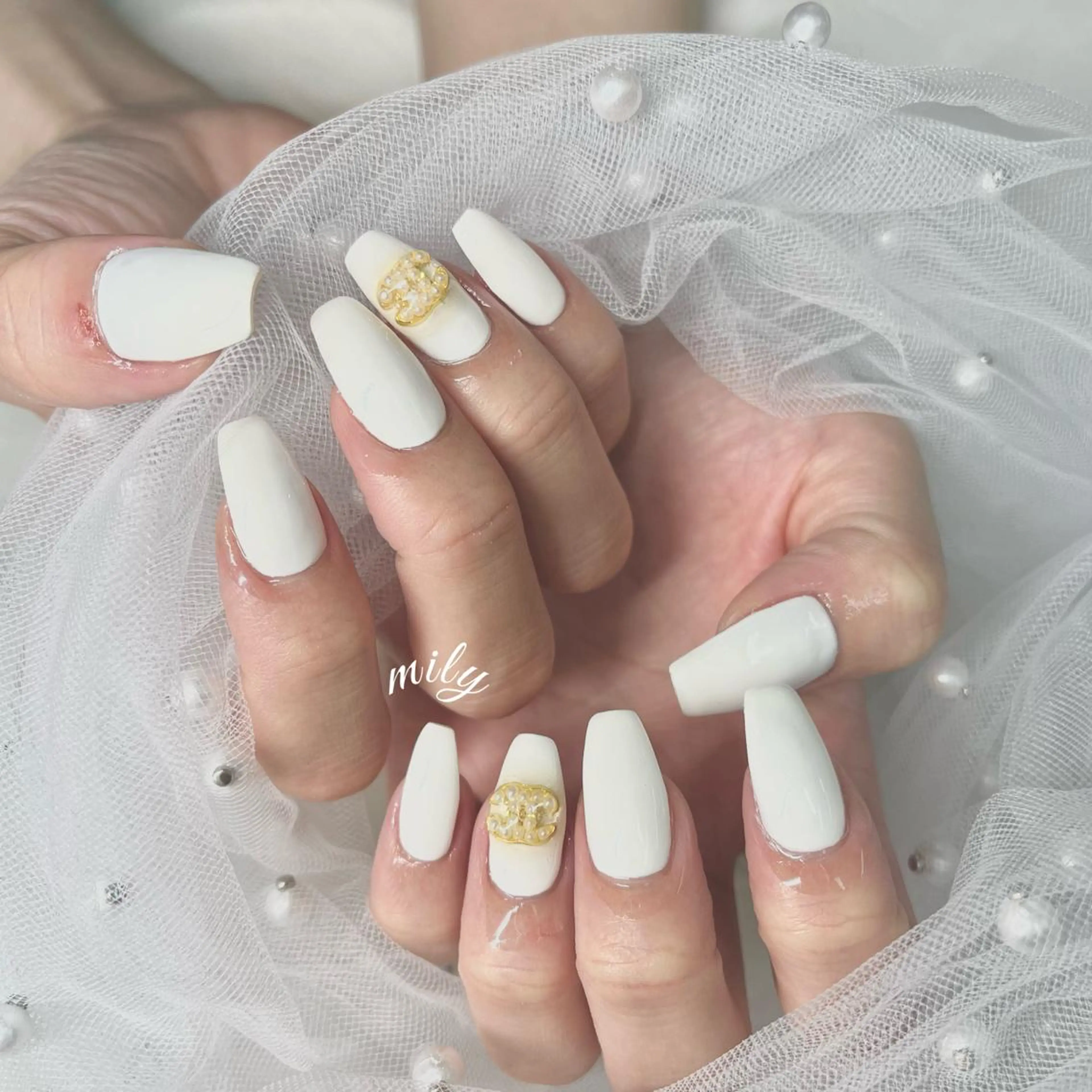 ネイル mily_harajuku所属・韓国ネイル☁️ haruna🌛のネイルデザイン