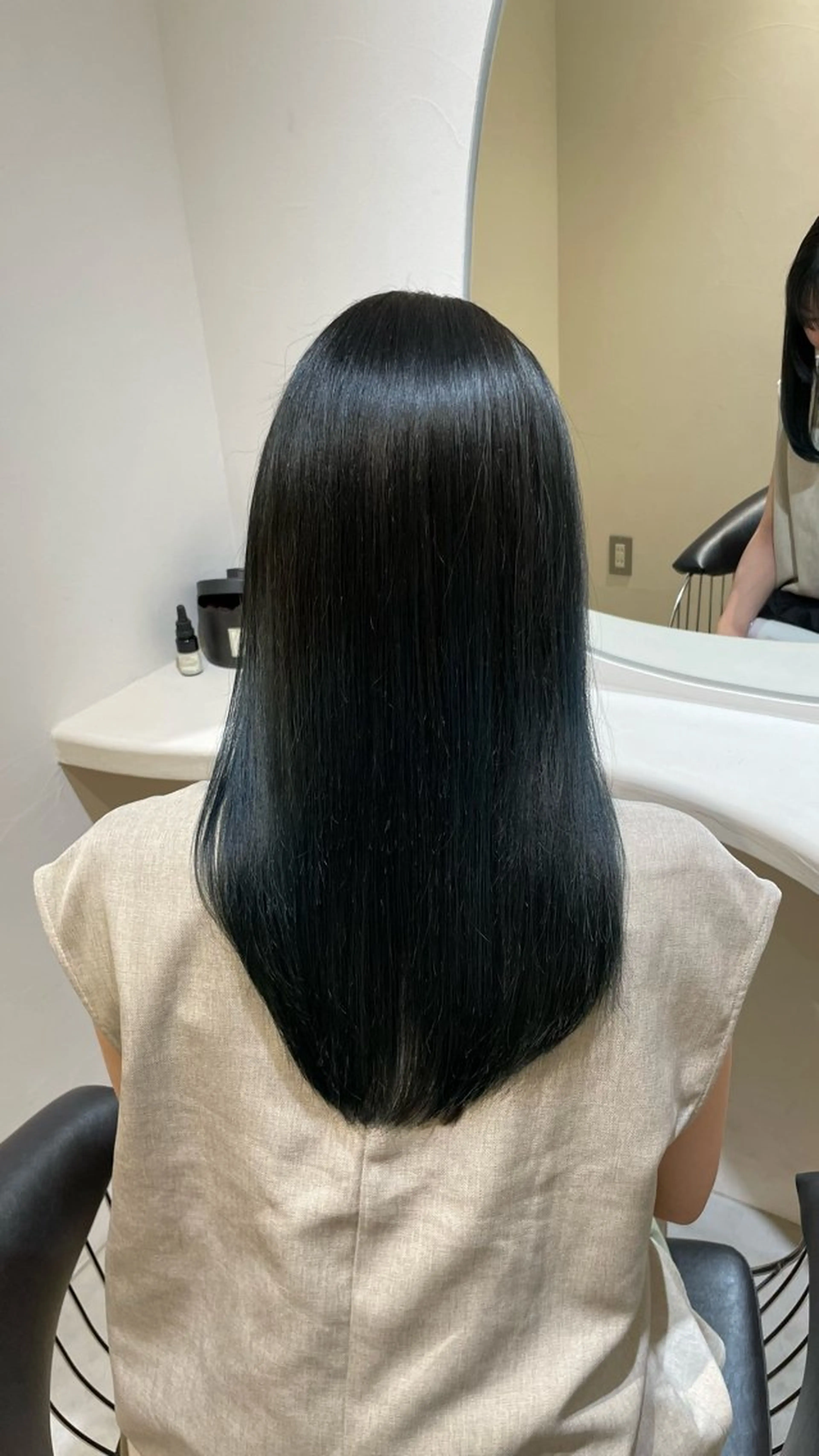 リタッチ縮毛矯正の写真