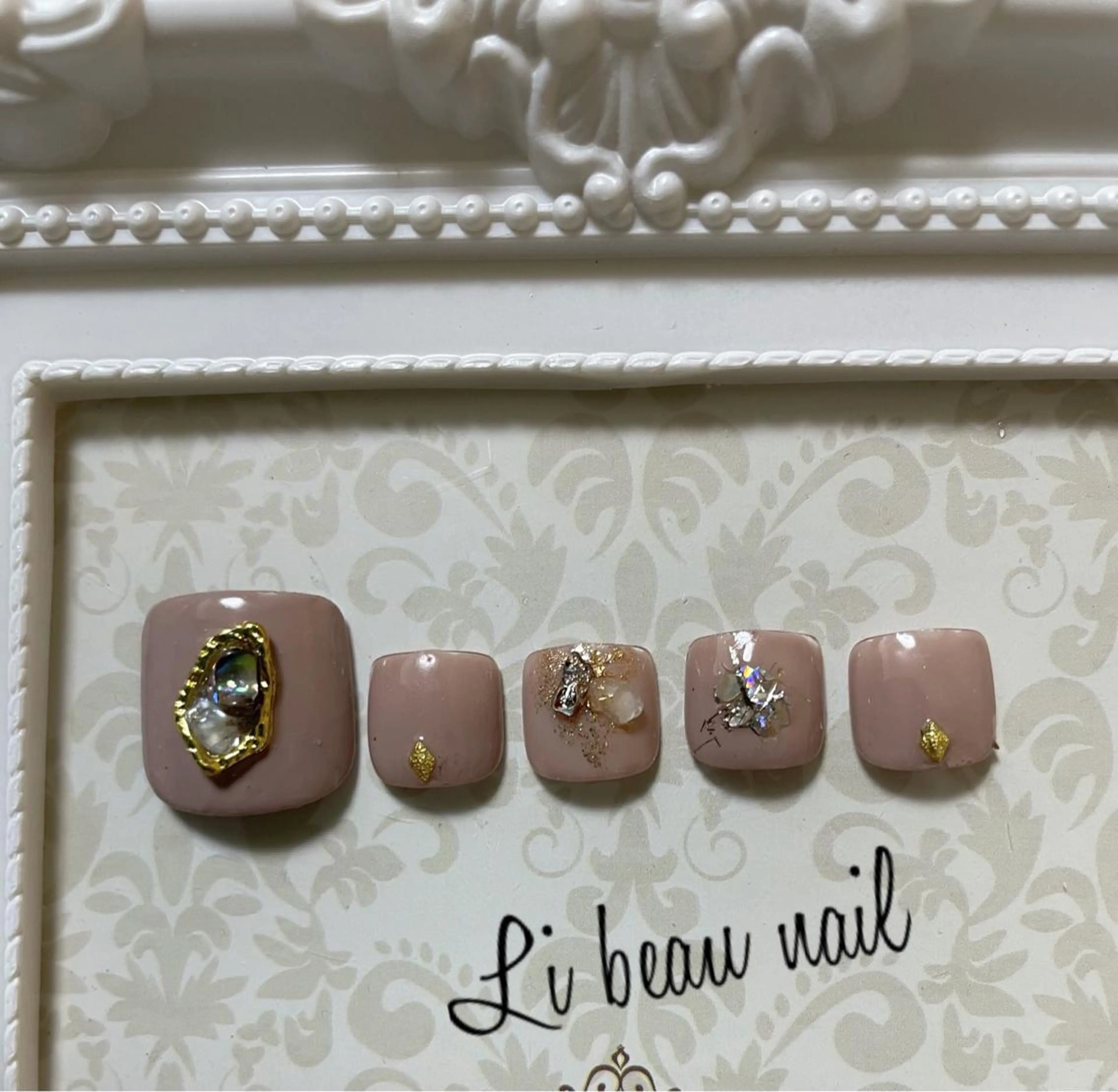 ネイル フットネイル Li beau nailのネイルデザイン