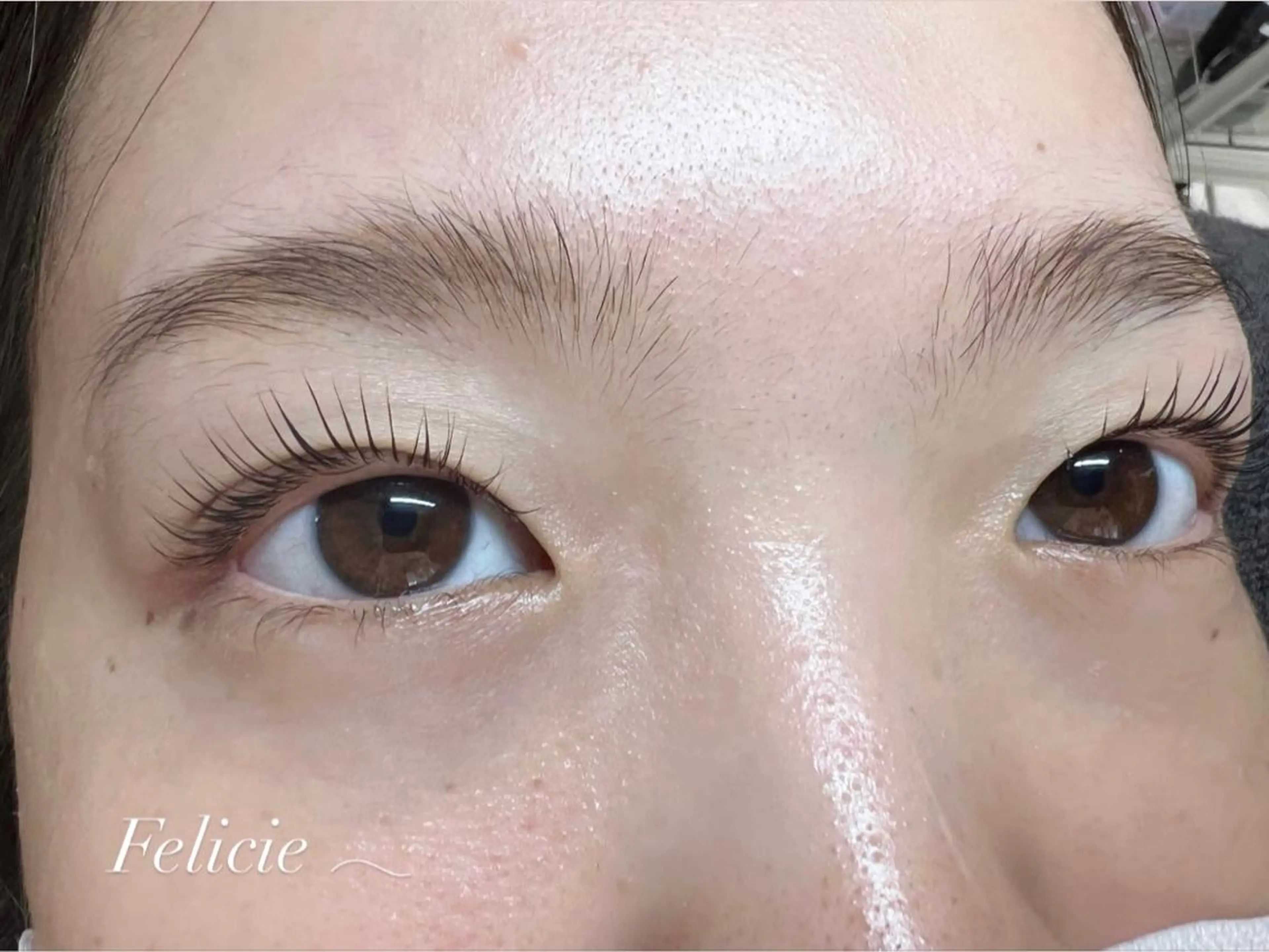 マツエク・マツパ パリジェンヌラッシュリフト Felicie＊ Sayakaのマツエク・マツパデザイン