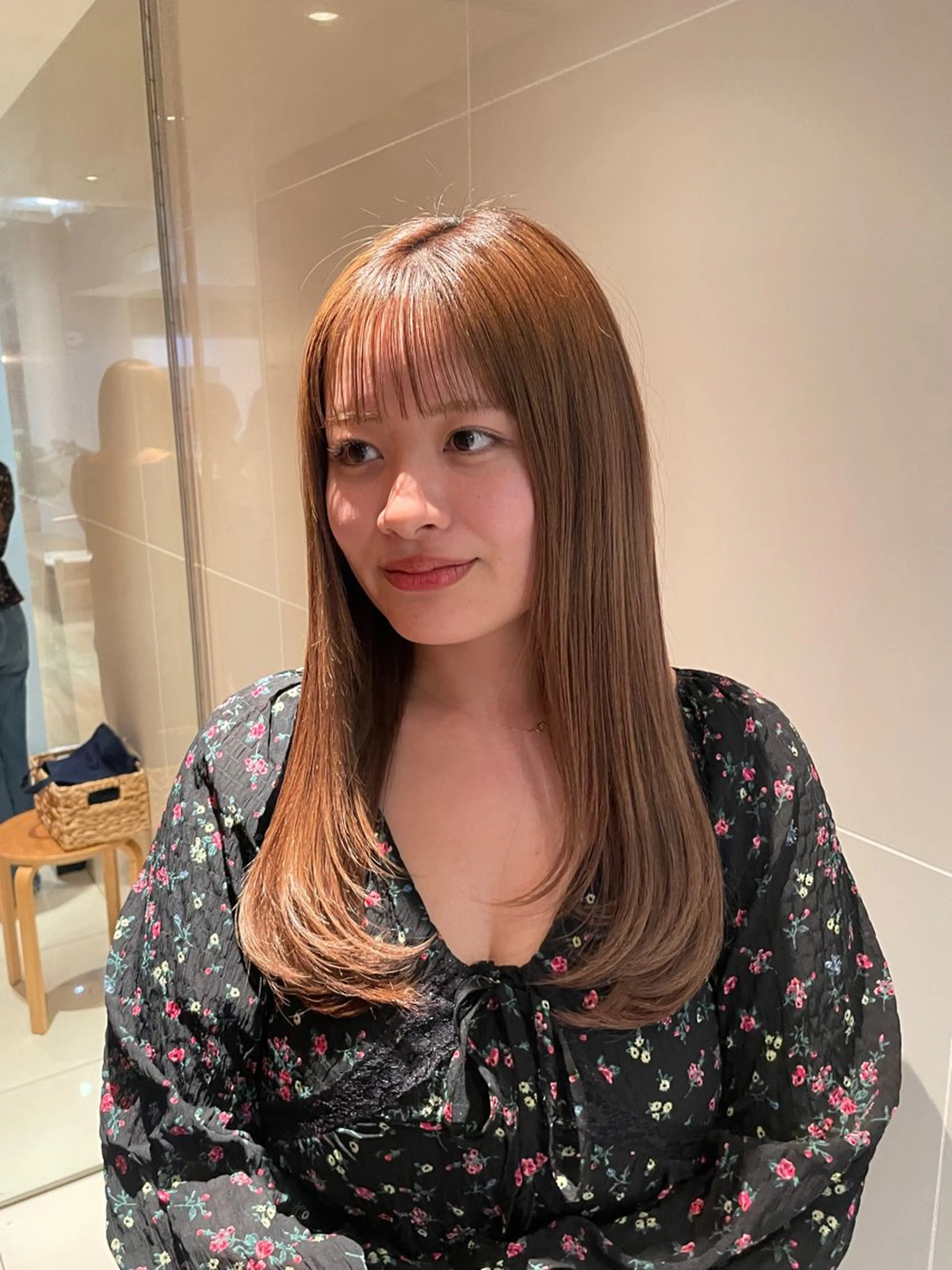 ロング レイヤーカット カット トリートメント 縮毛矯正/レイヤー 🌙ひかるのヘアスタイル