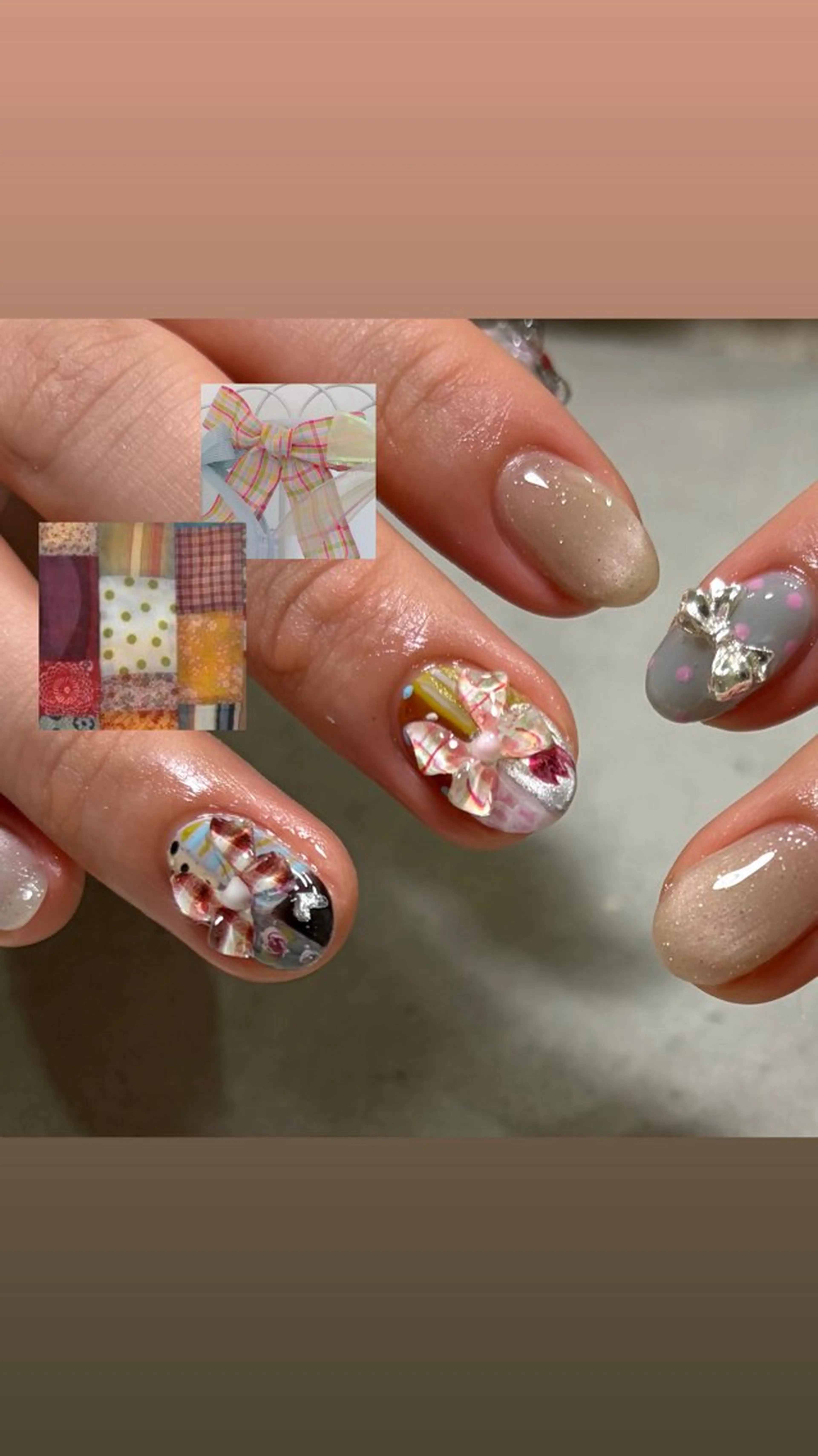 ネイル RooM tani /個性派ニュアンスのネイルデザイン