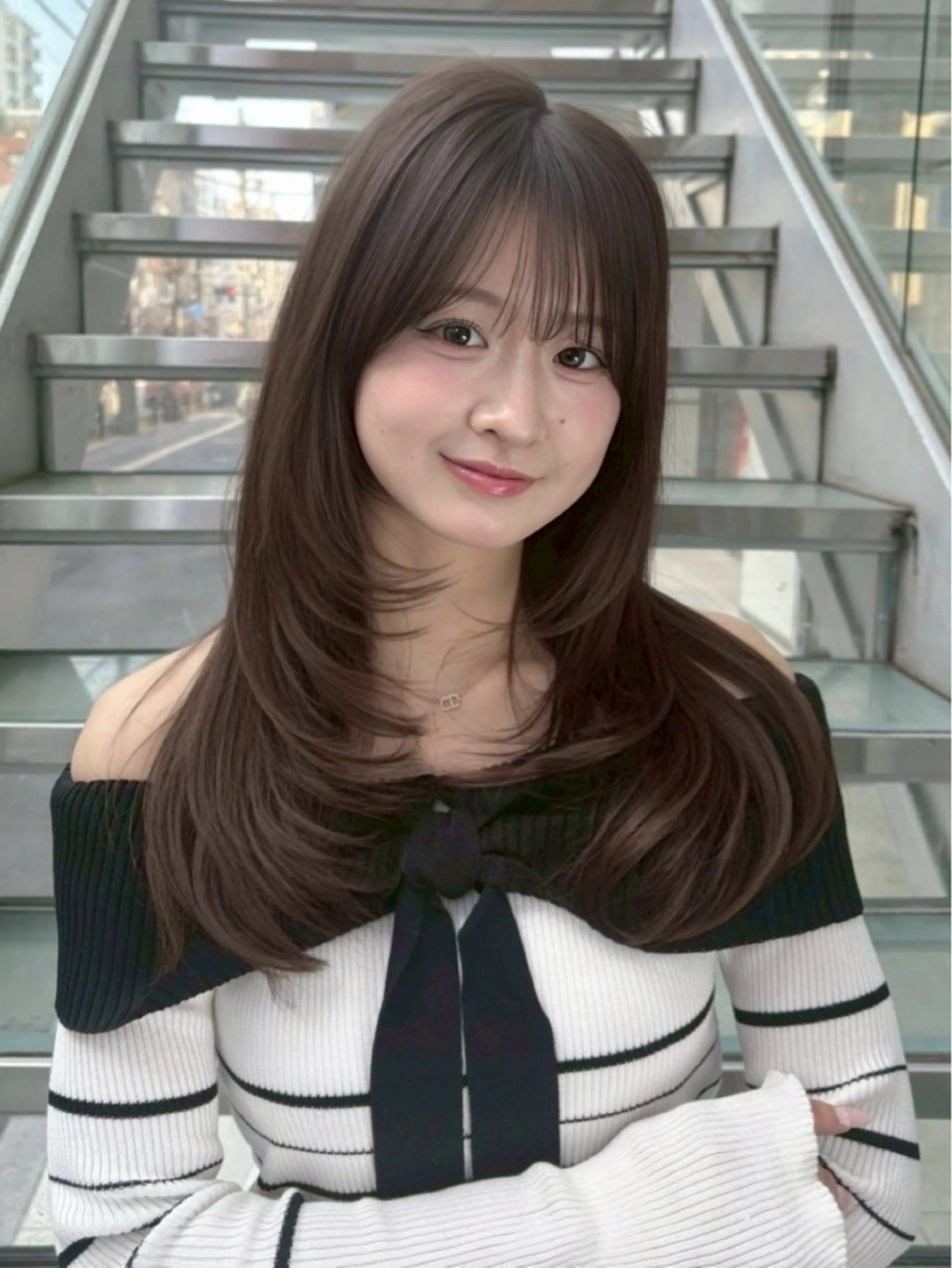 ロング 🎀ゆうな/艶髪/ 透明感カラー🎀のヘアスタイル