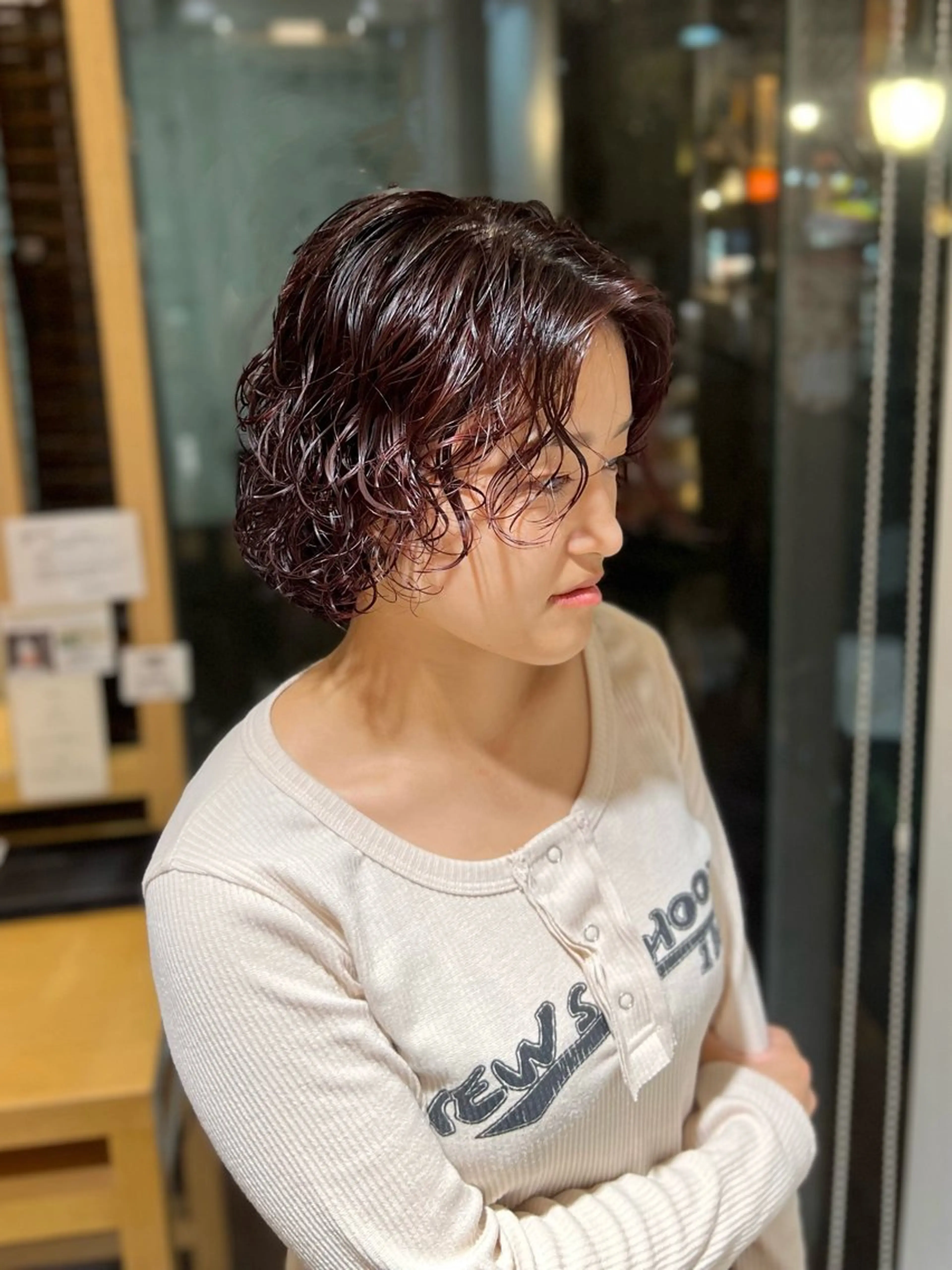 ミディアム パーマ レイヤー/髪質改善 DAISUKEのヘアスタイル