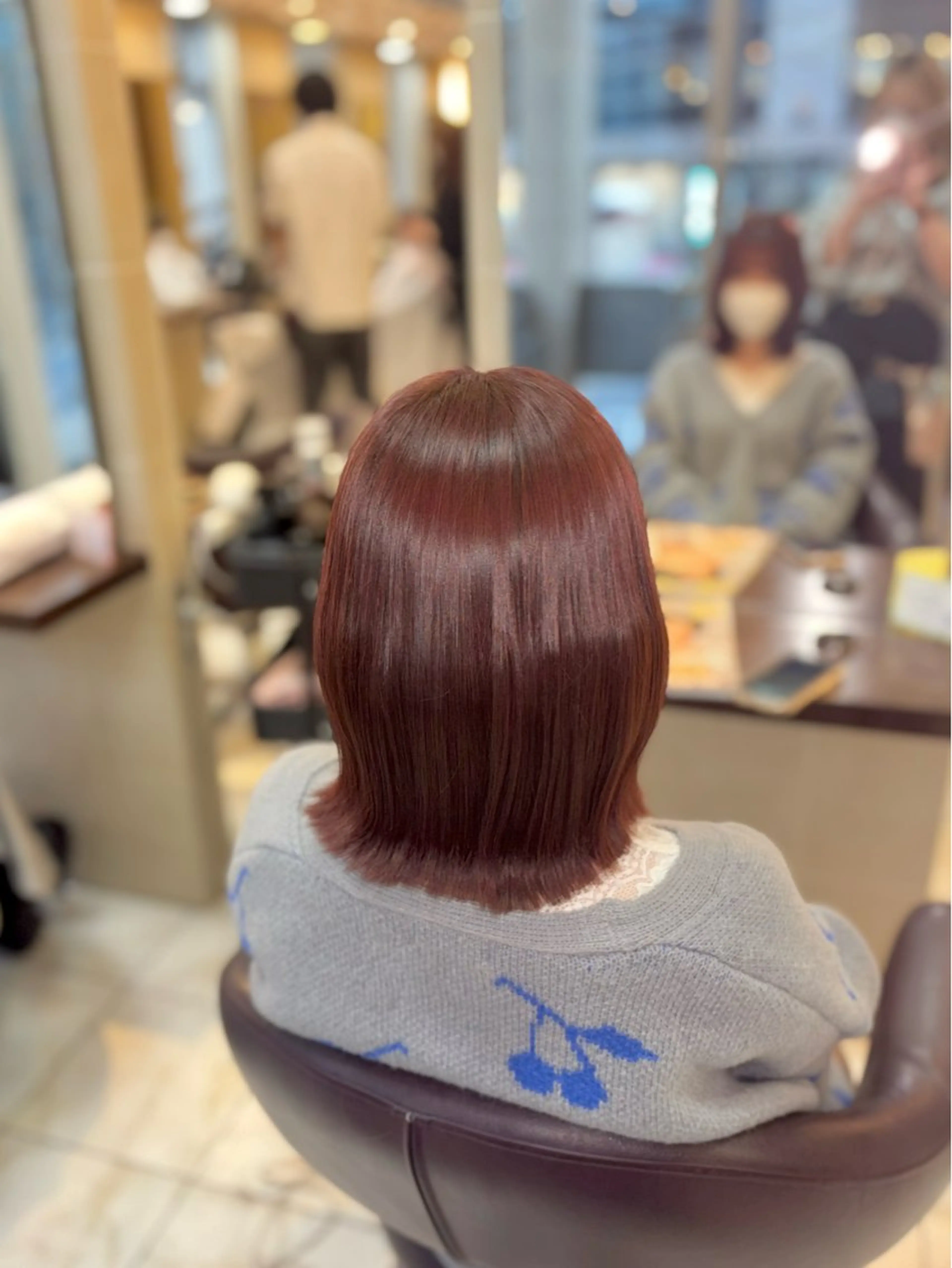 ショート カラー ラベンダーカラー ラベンダーピンク ピンクカラー カット ヘアカラー トリートメント 🎀透明感カラー 🐈ナズナのヘアスタイル