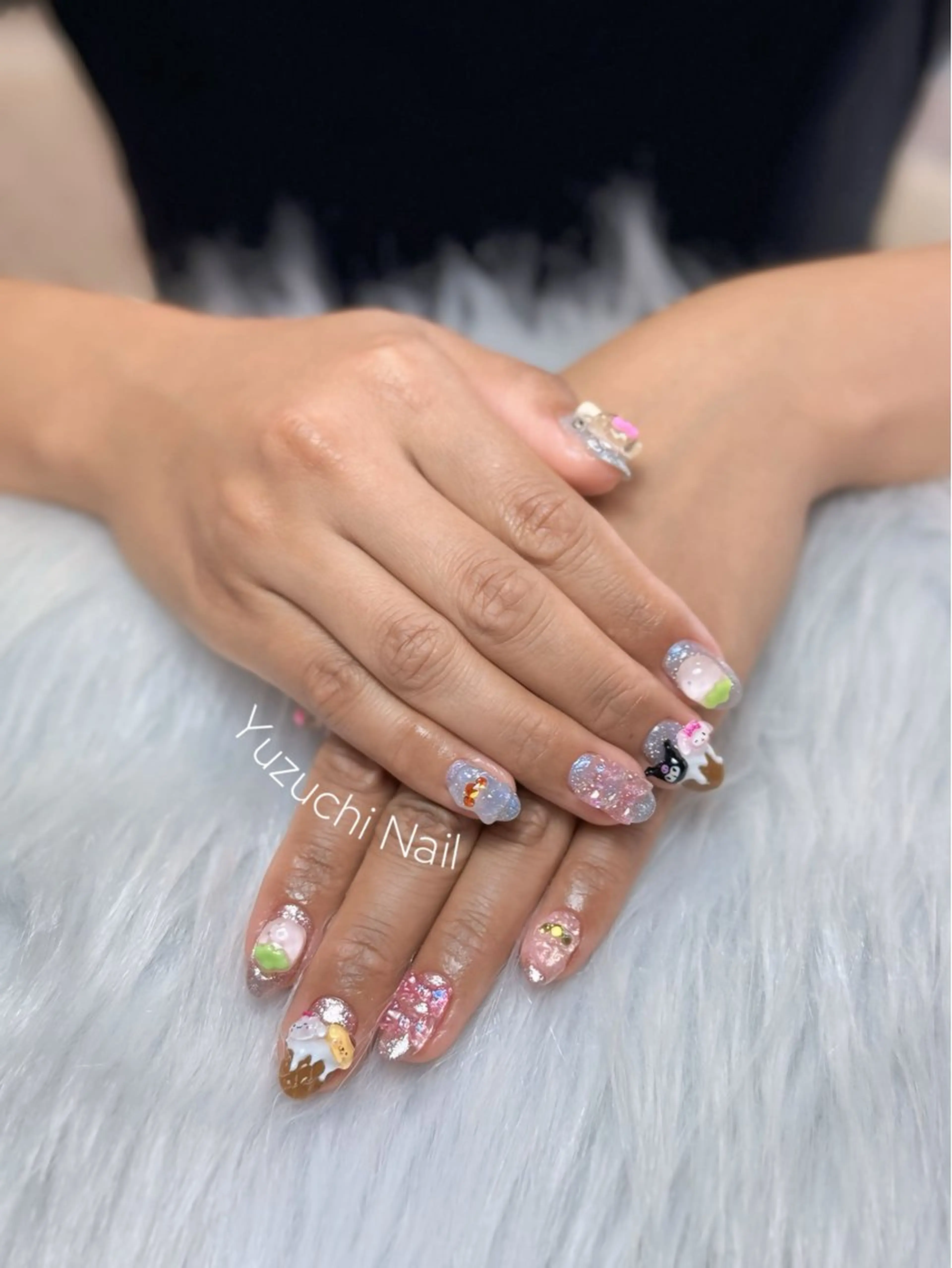 ネイル フットネイル 夏ネイル ワンホンネイル ハンドネイル ハンドケア Yuzuchi Nailのネイルデザイン