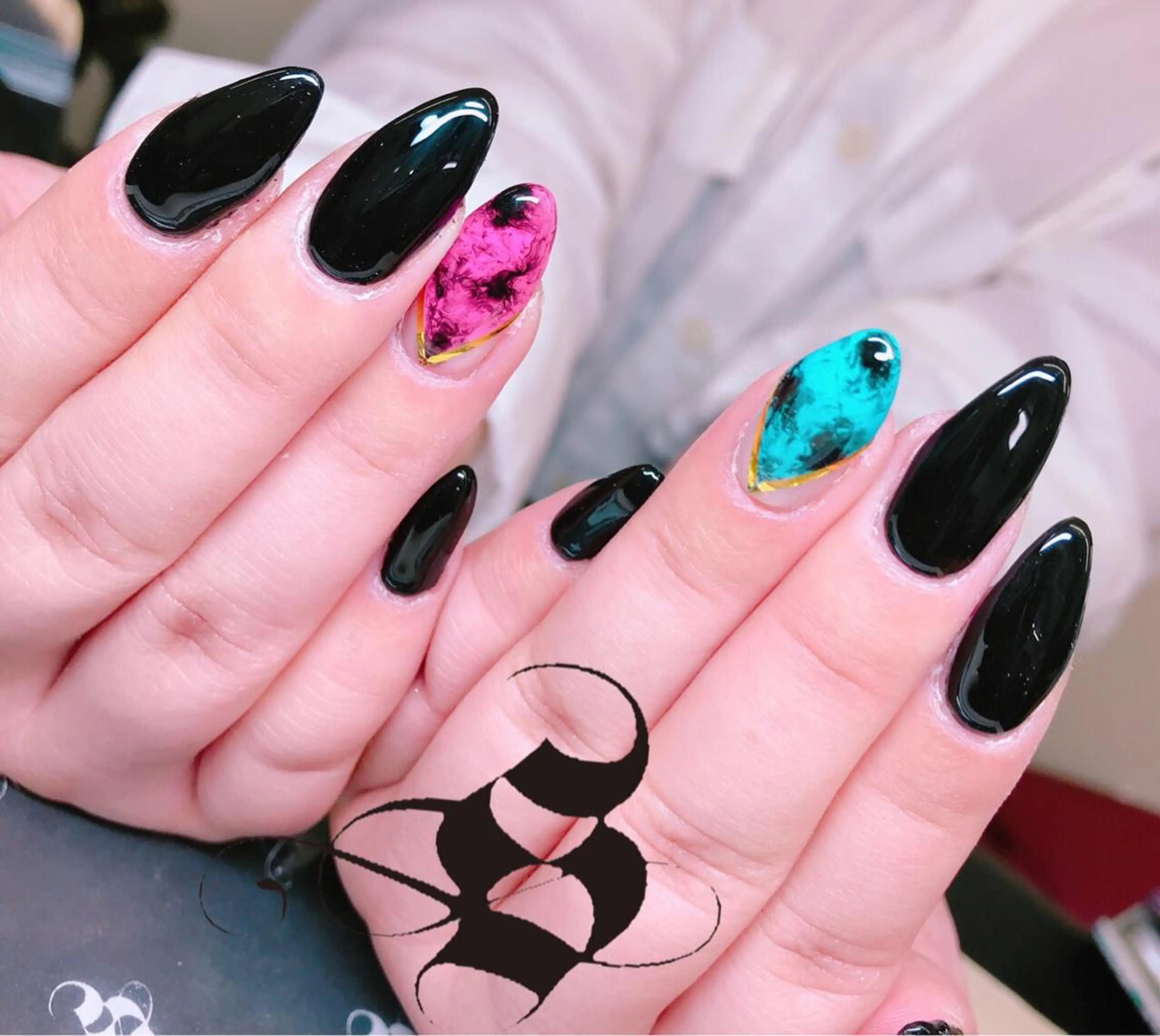 ネイル 長さ出し メンズネイル 持ち込み スカルプネイル ネイルチップ S&S 村田小百合のネイルデザイン