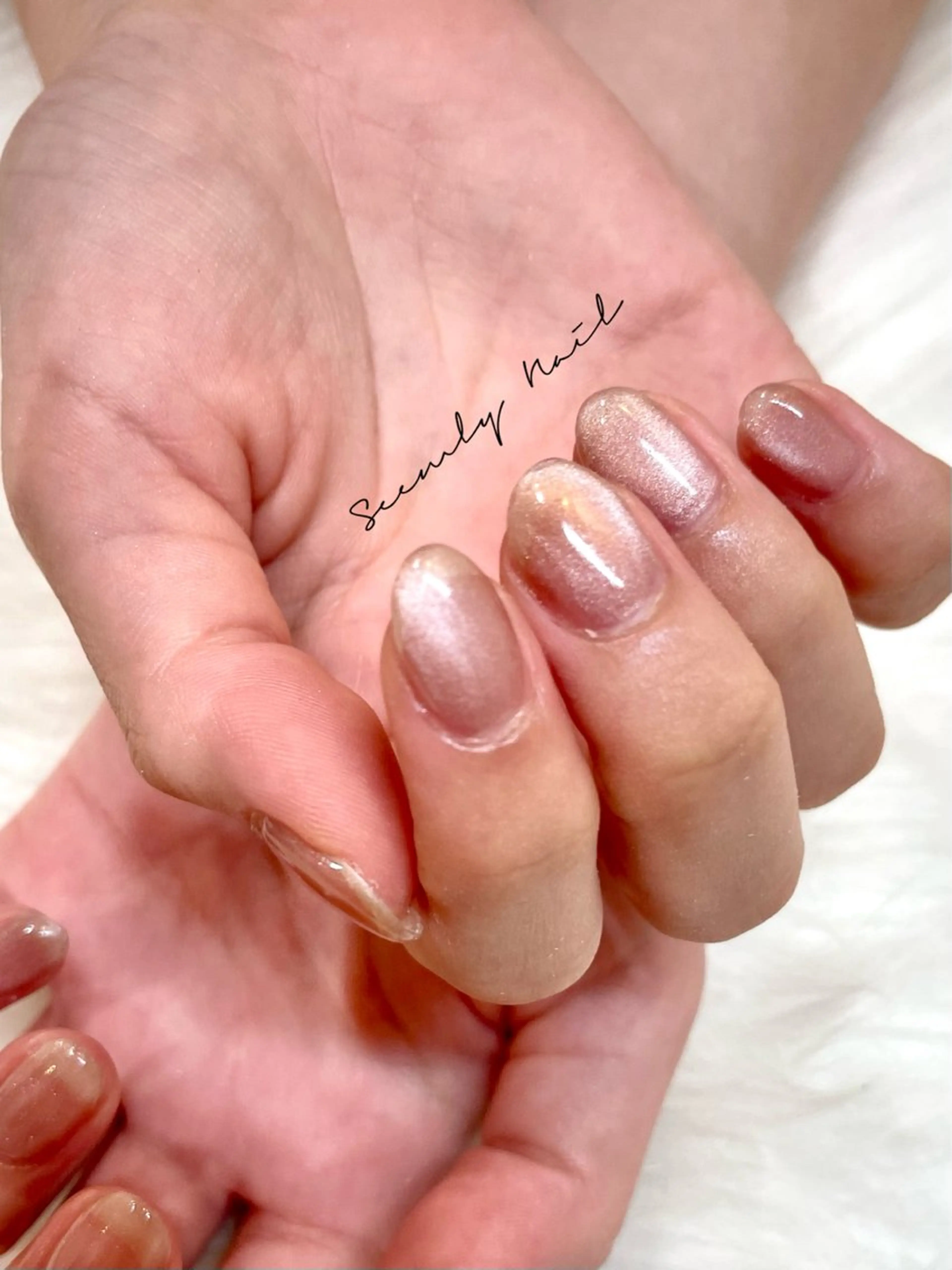 ネイル アートネイル フットネイル 韓国ネイル マグネットネイル オフィスネイル ハンドネイル Seemly 千田町店所属・フラワーパラジェル 🌸シームリーエミのネイルデザイン