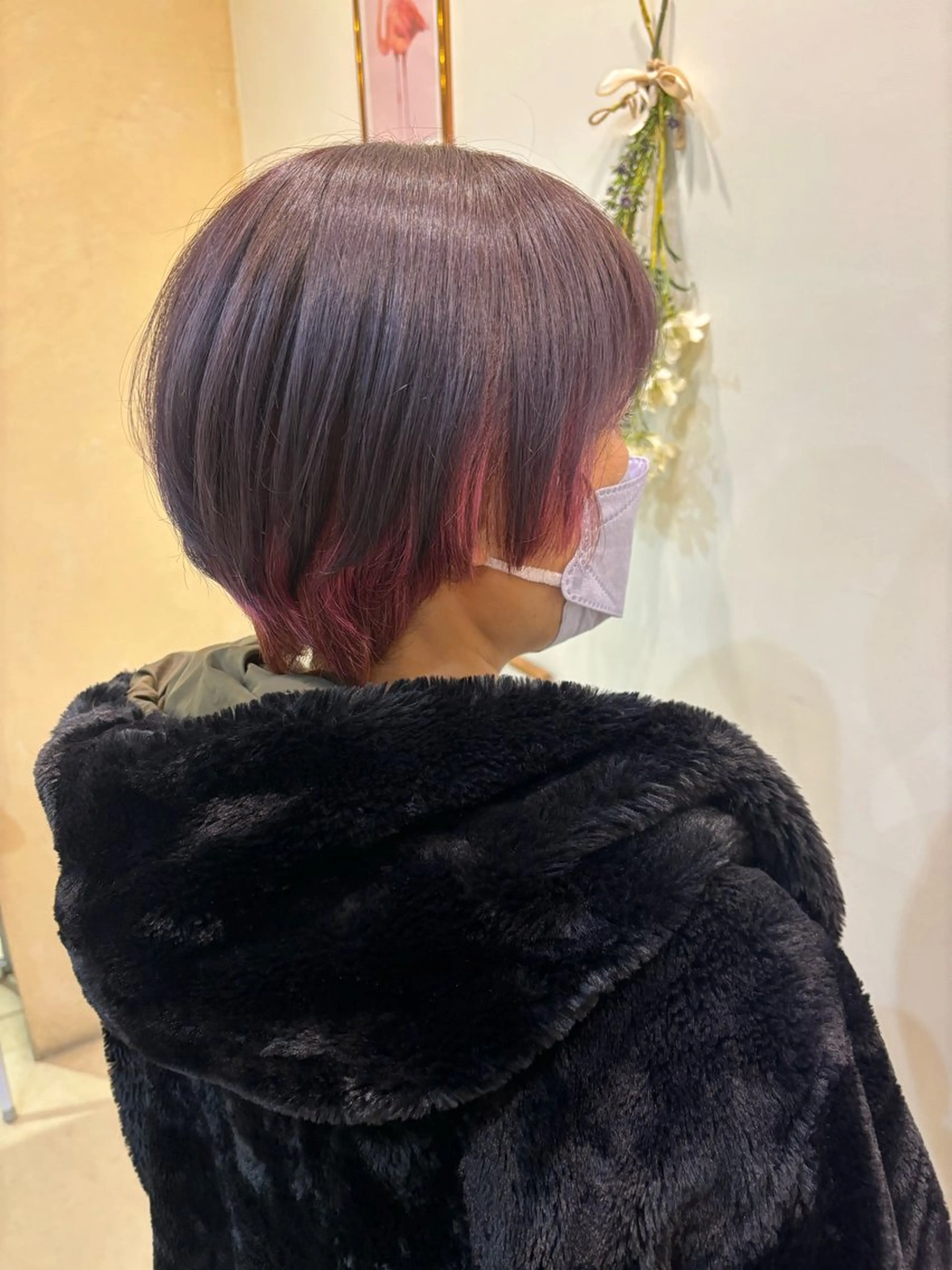 ショート カラー 井上 未悠のヘアスタイル