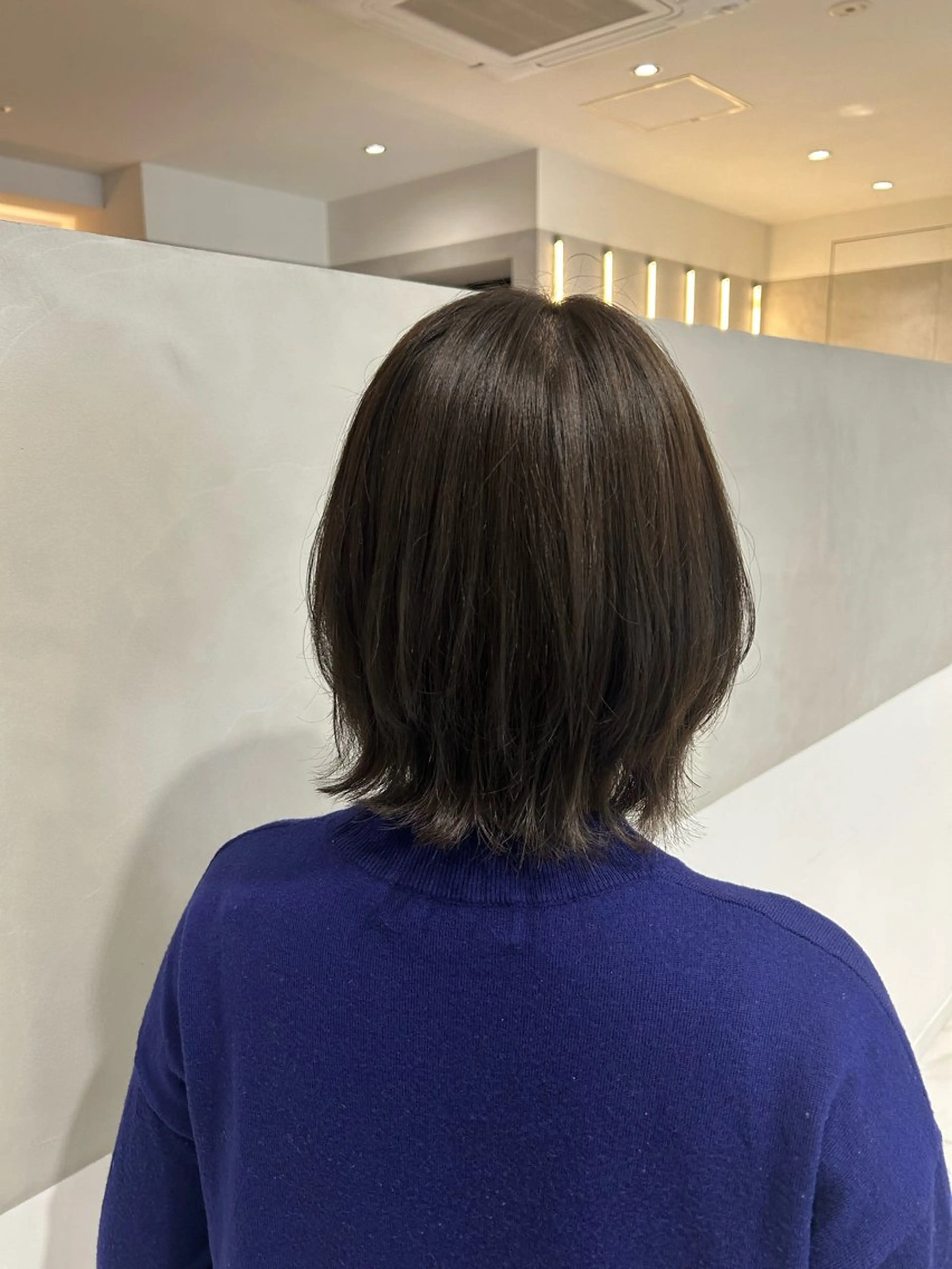 ショート ボブ くびれヘア ナチュラル/韓国💎 haruka 💎のヘアスタイル