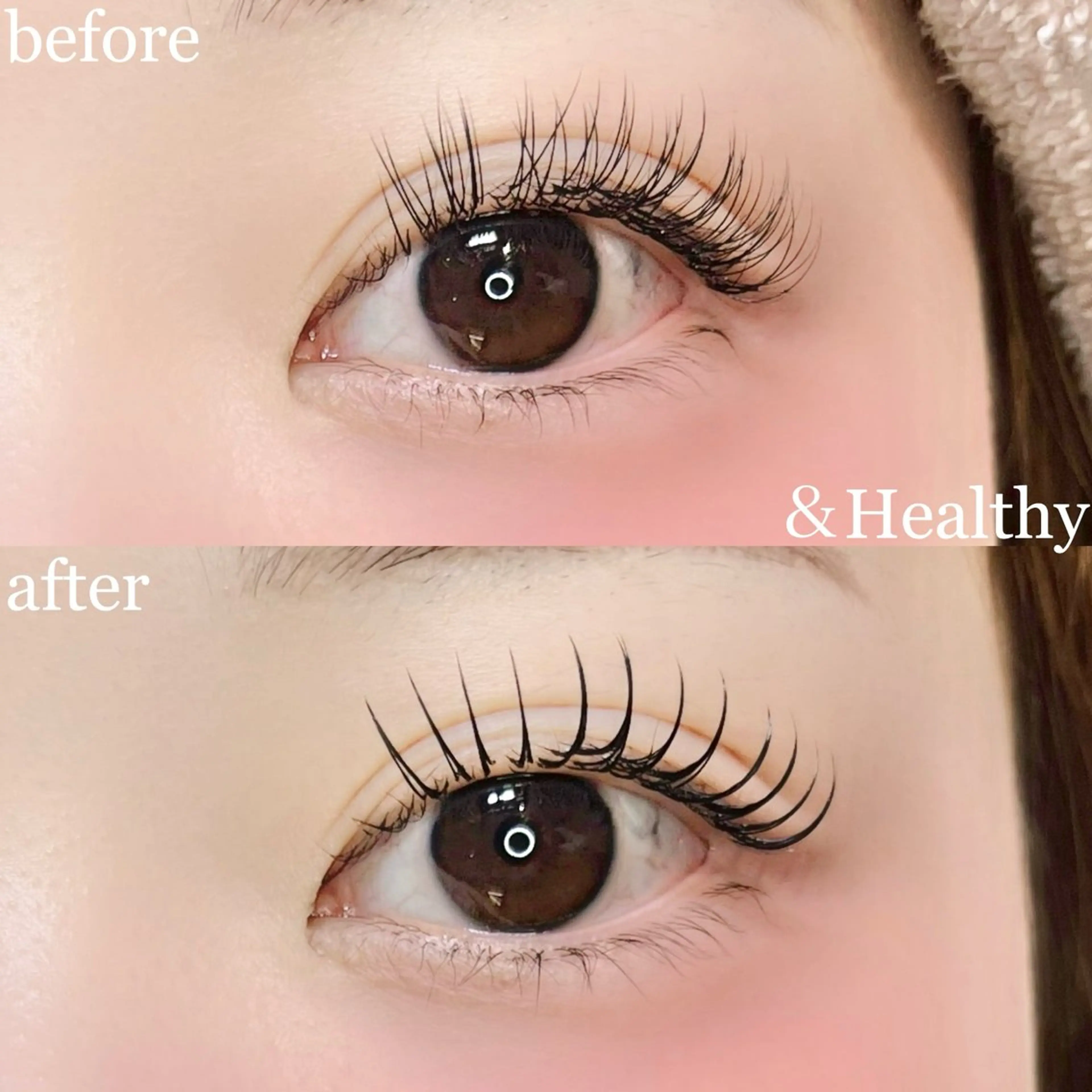 💞大人気💞〔🦋次世代パリエクアンドヘルシー〕フラットラッシュ120本＋パーマ(上)  ※ご新規様不可×の写真