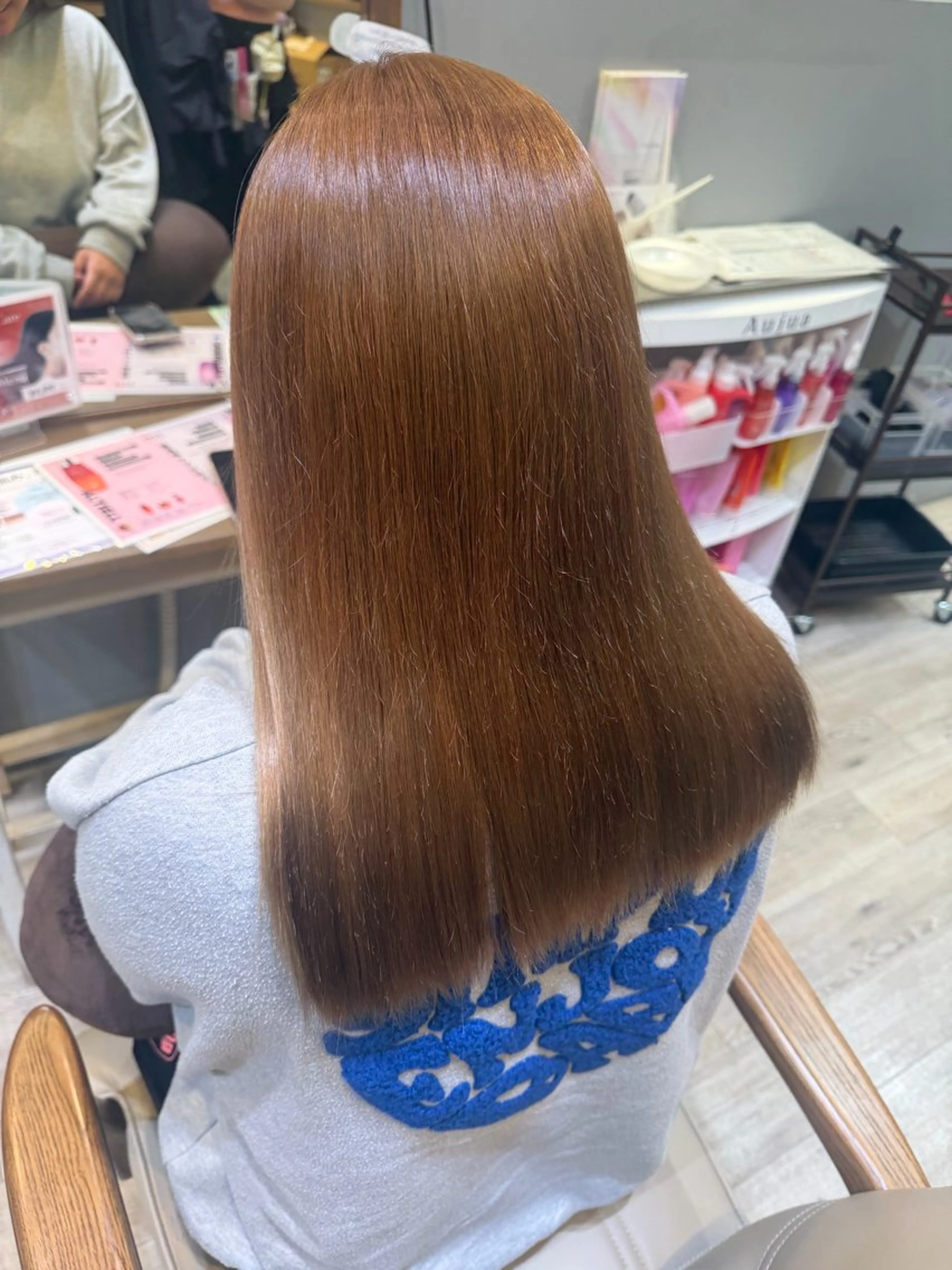 ミディアム ヘアカラー 🦋ふくい あやの🦋のヘアスタイル