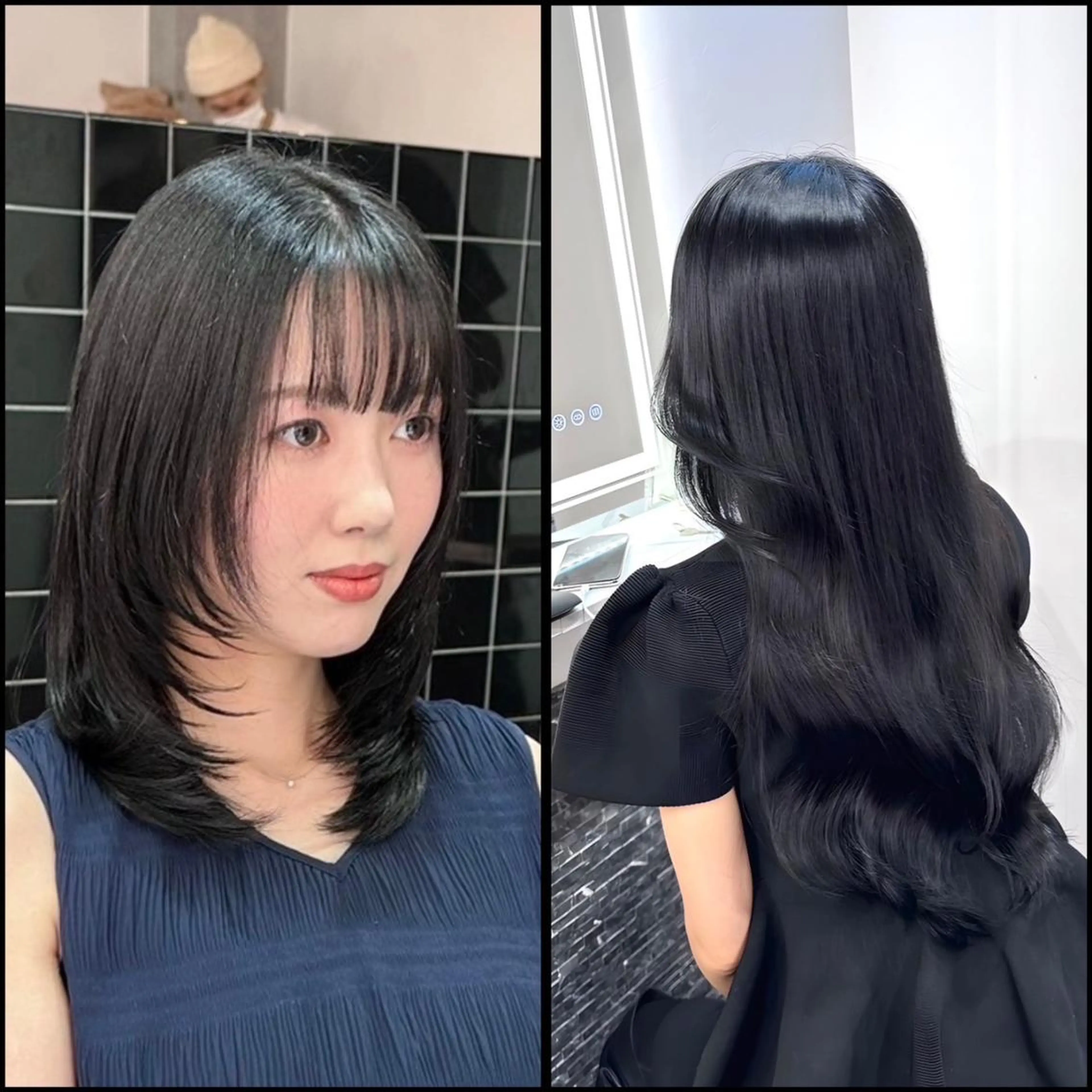 カット+プレミアム髪質・質感改善アディクシーカラー +髪質改善オージュア4step 24000→13980の写真