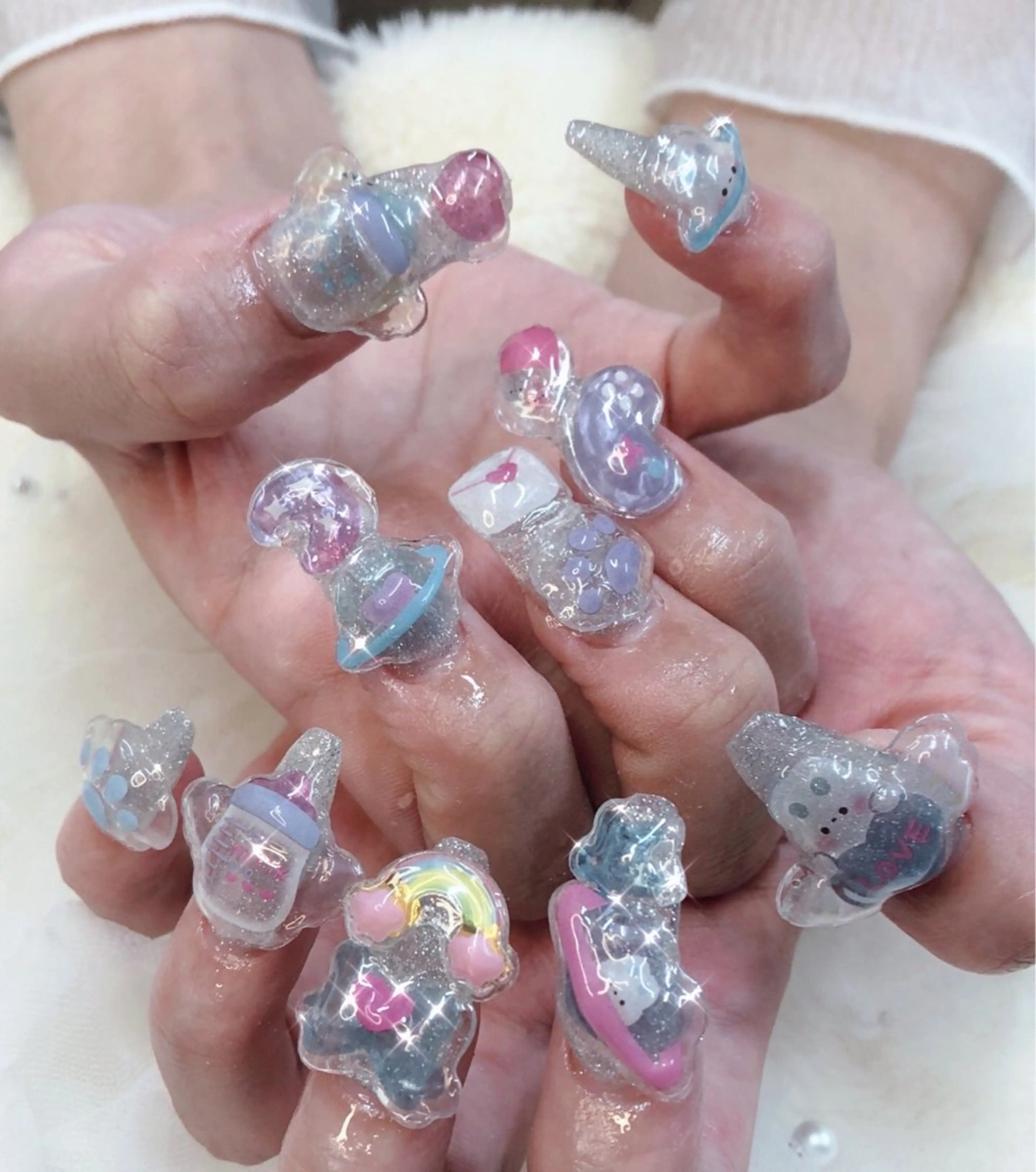 ネイル べっ甲ネイル フットネイル ゴールド マグネットネイル ミラーネイル ハンドネイル 大門浜松町 ネイルのネイルデザイン