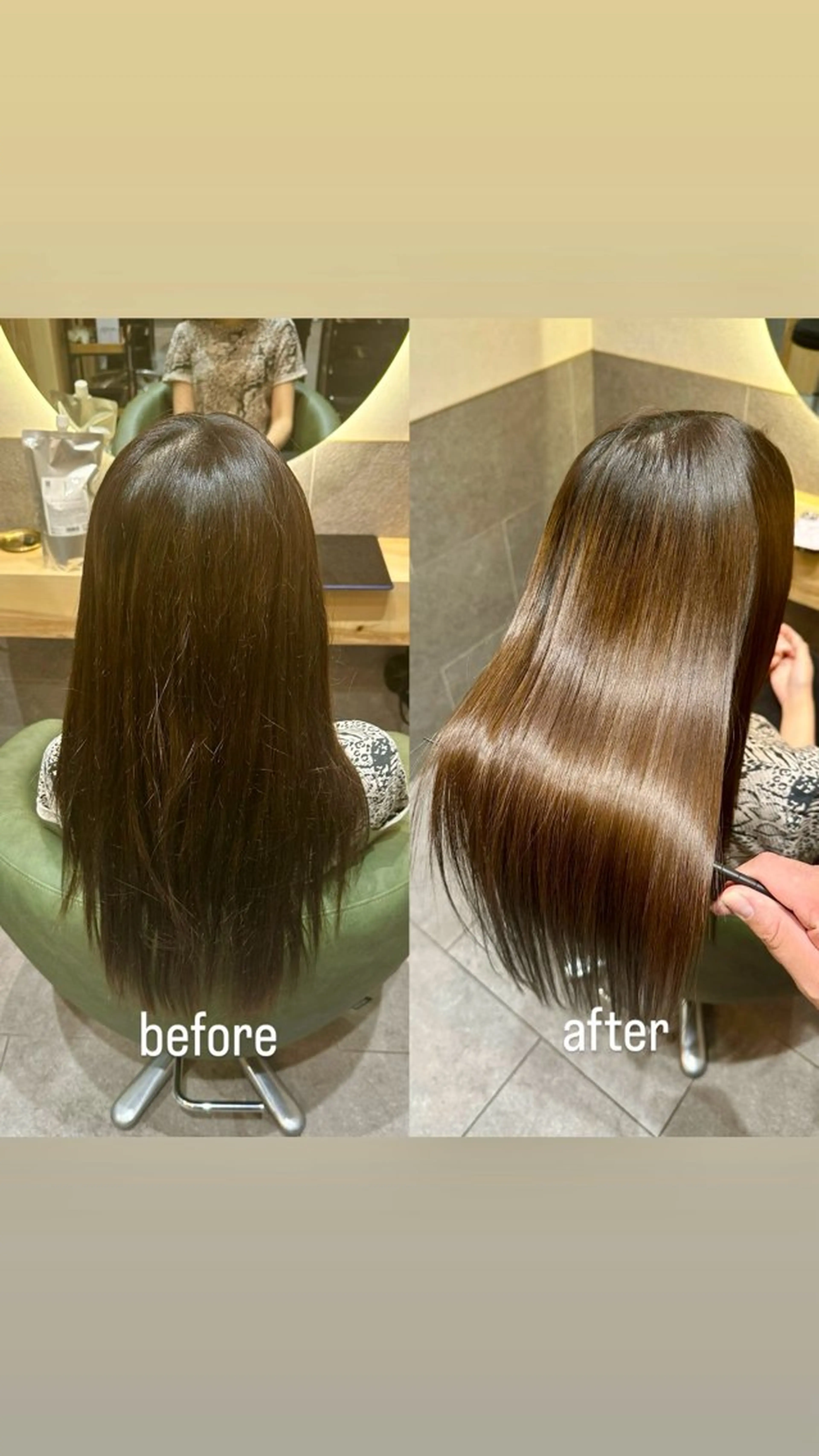 ロング カット 縮毛矯正 クセ/うねり改善/ 縮毛矯正🫧ゆりのヘアスタイル