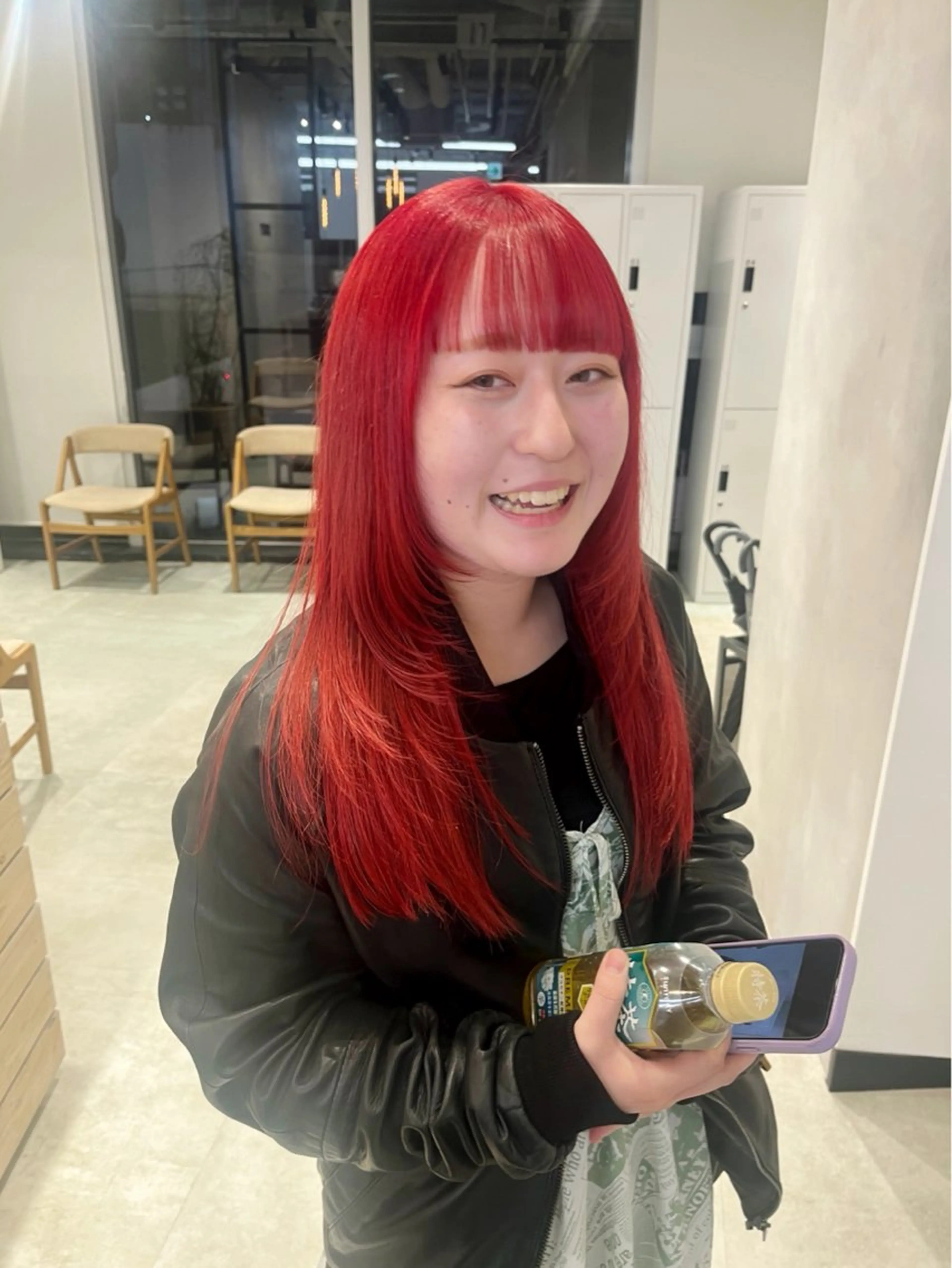 セミロング カラー カット ヘアカラー トリートメント ボブ/ベージュ/ パーマ🪿近森ゆいのヘアスタイル